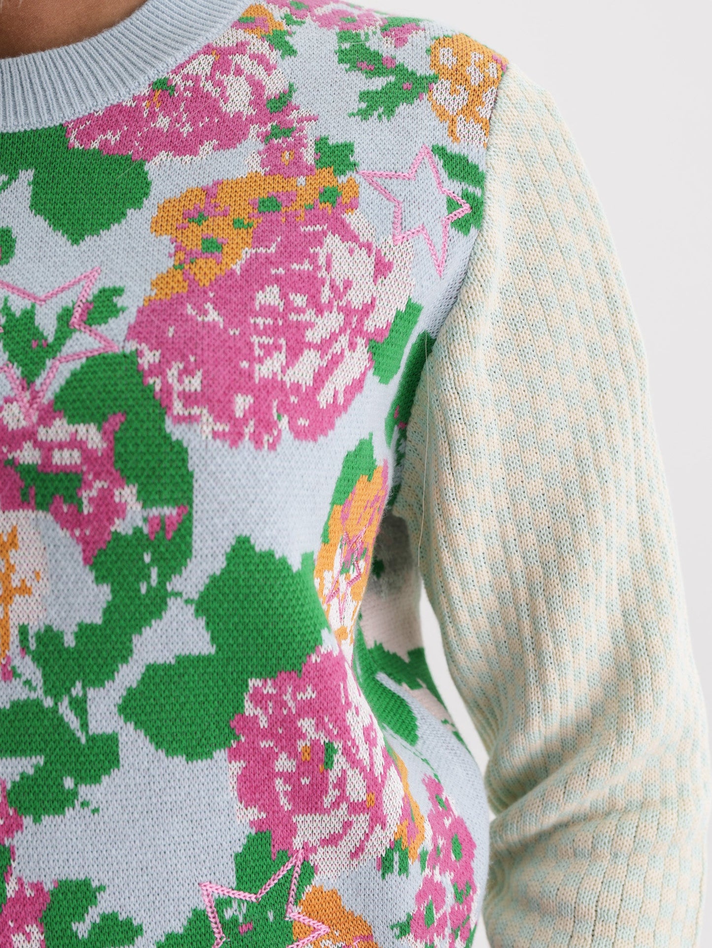 Kenzo Sweater Floral Glacier