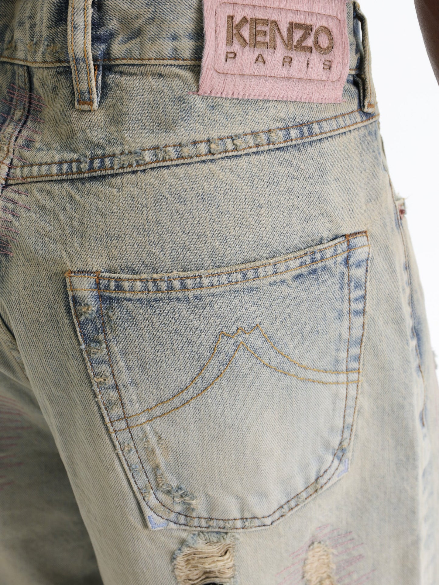 Kenzo Jeans Bleached Blue
