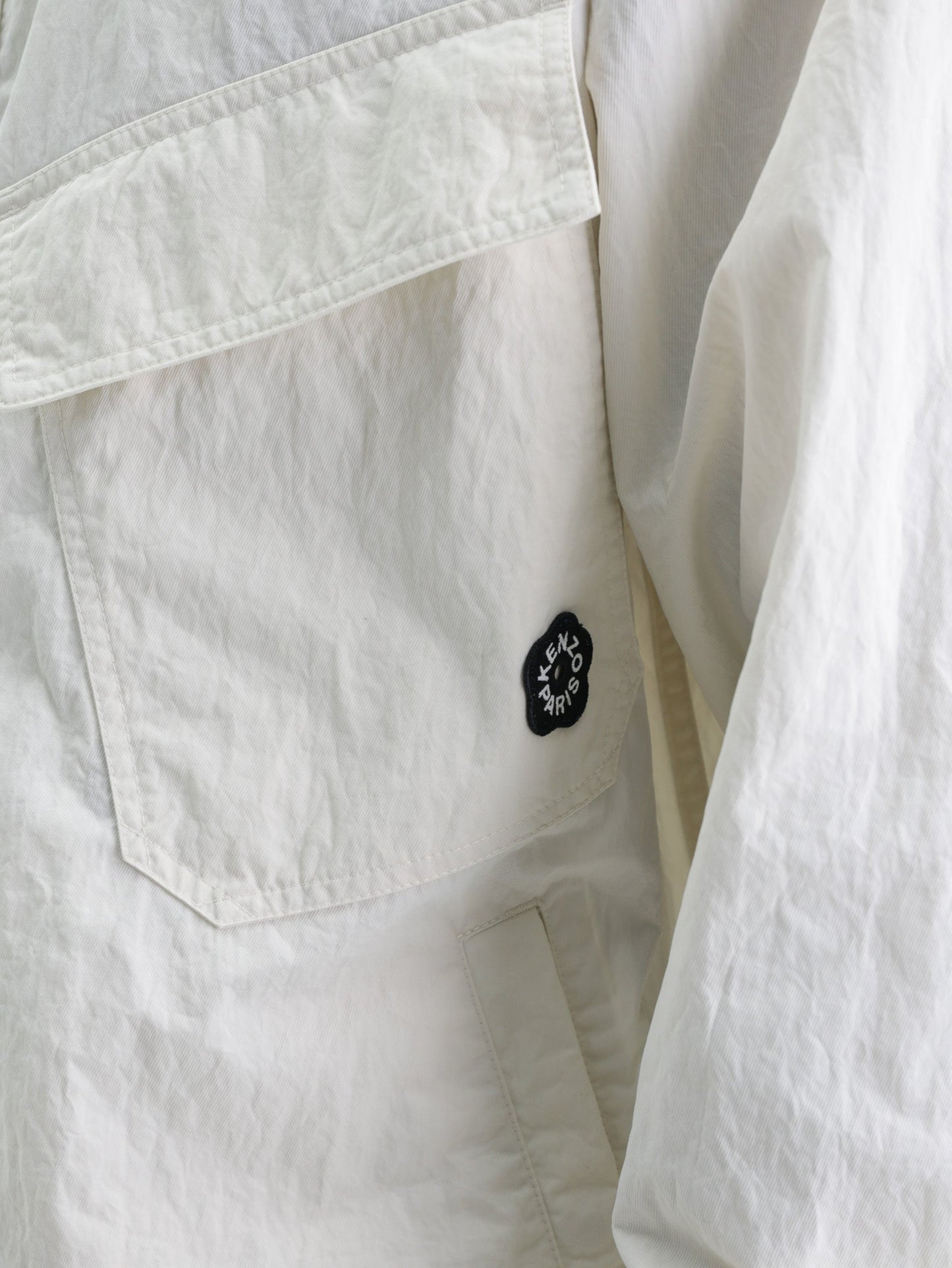 Kenzo Jacket Windbreaker Ecru