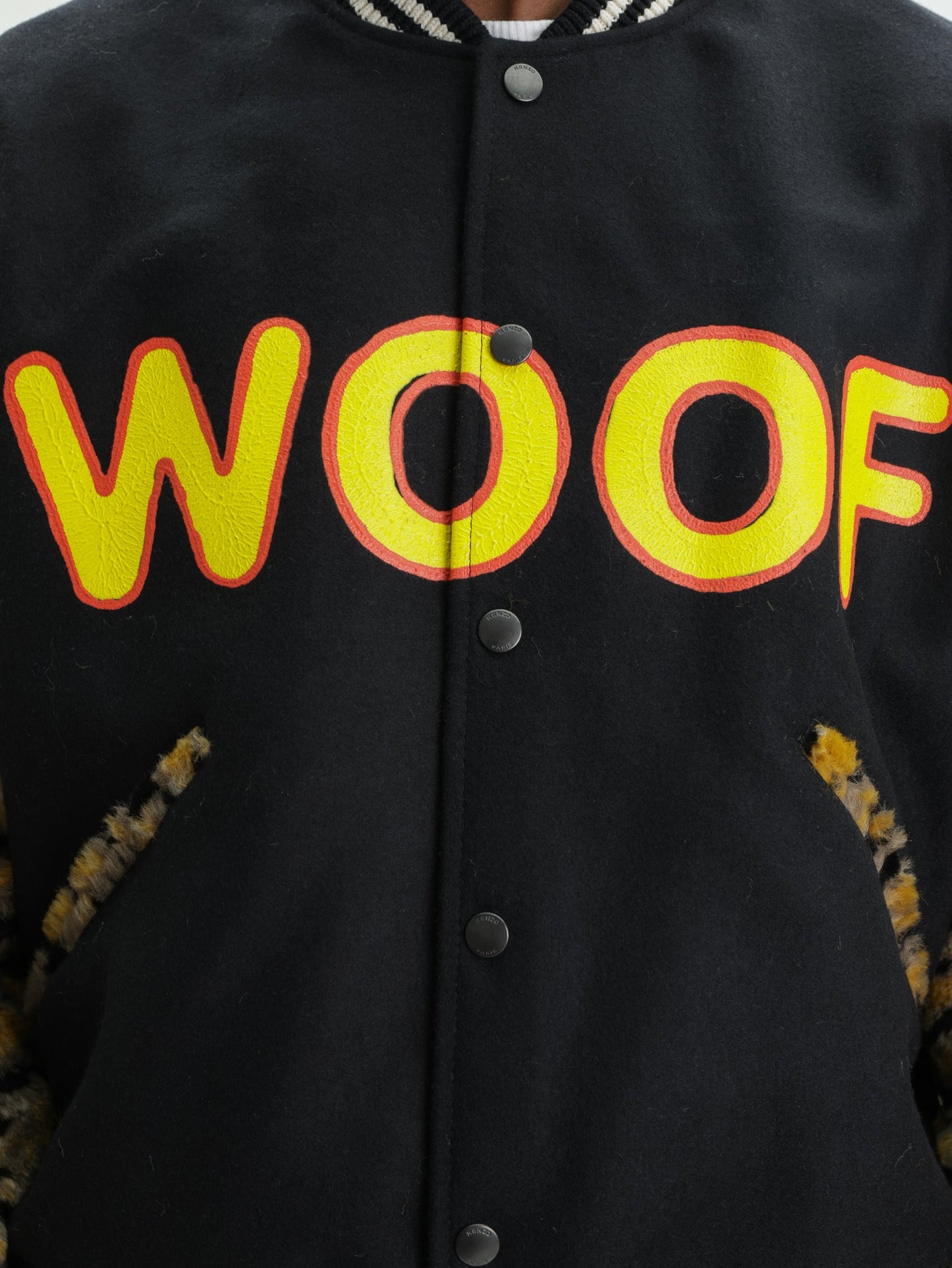 Kenzo Jacket Bomber Woof Black