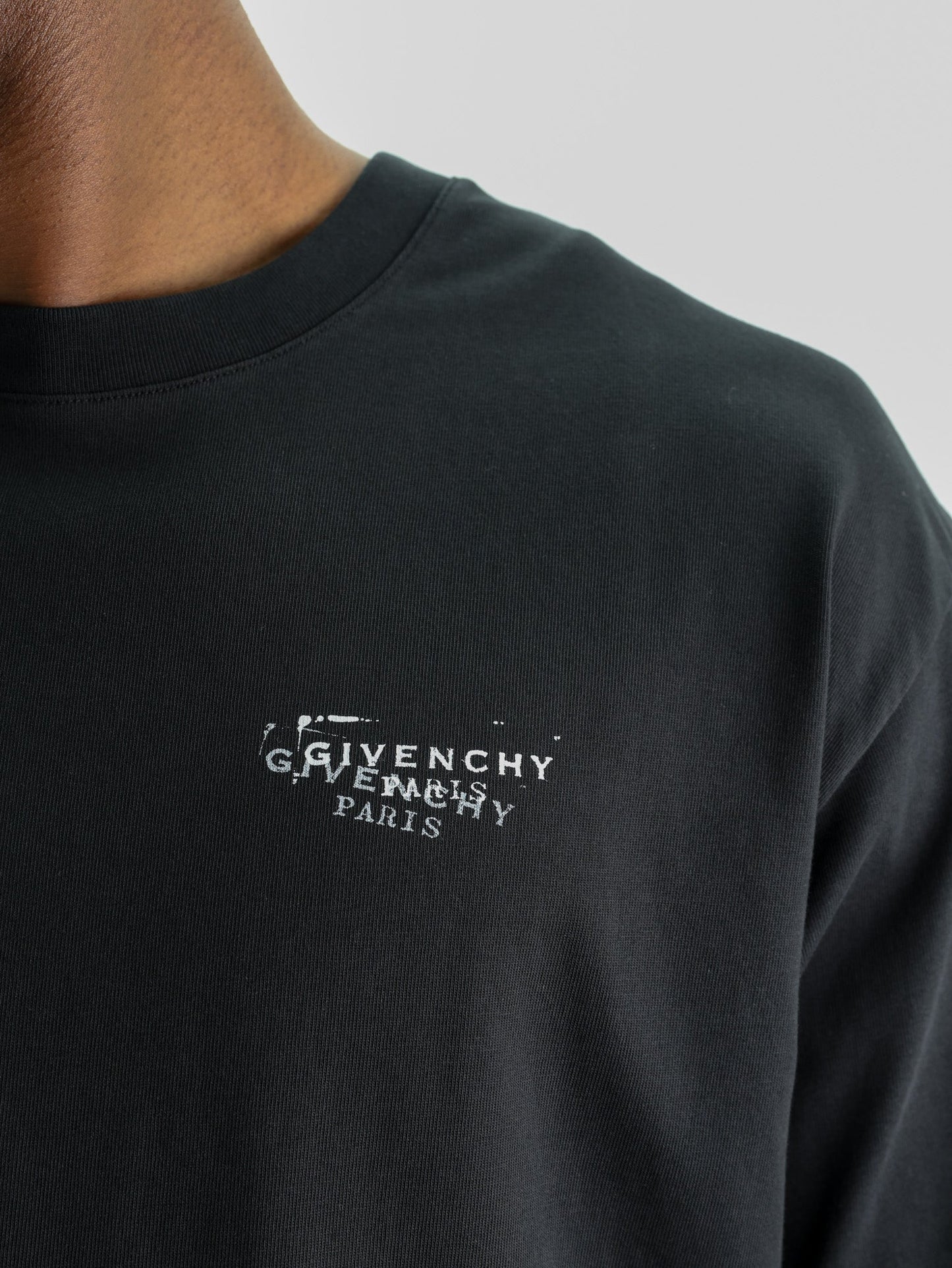 Givenchy T-Shirt With Stamp Print Black