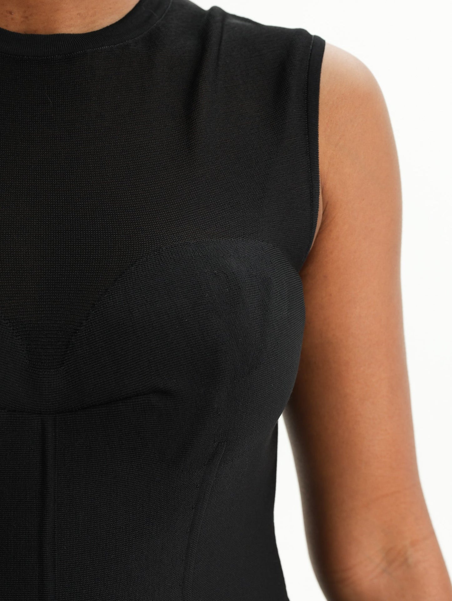 Givenchy Pleated Mini Dress Black