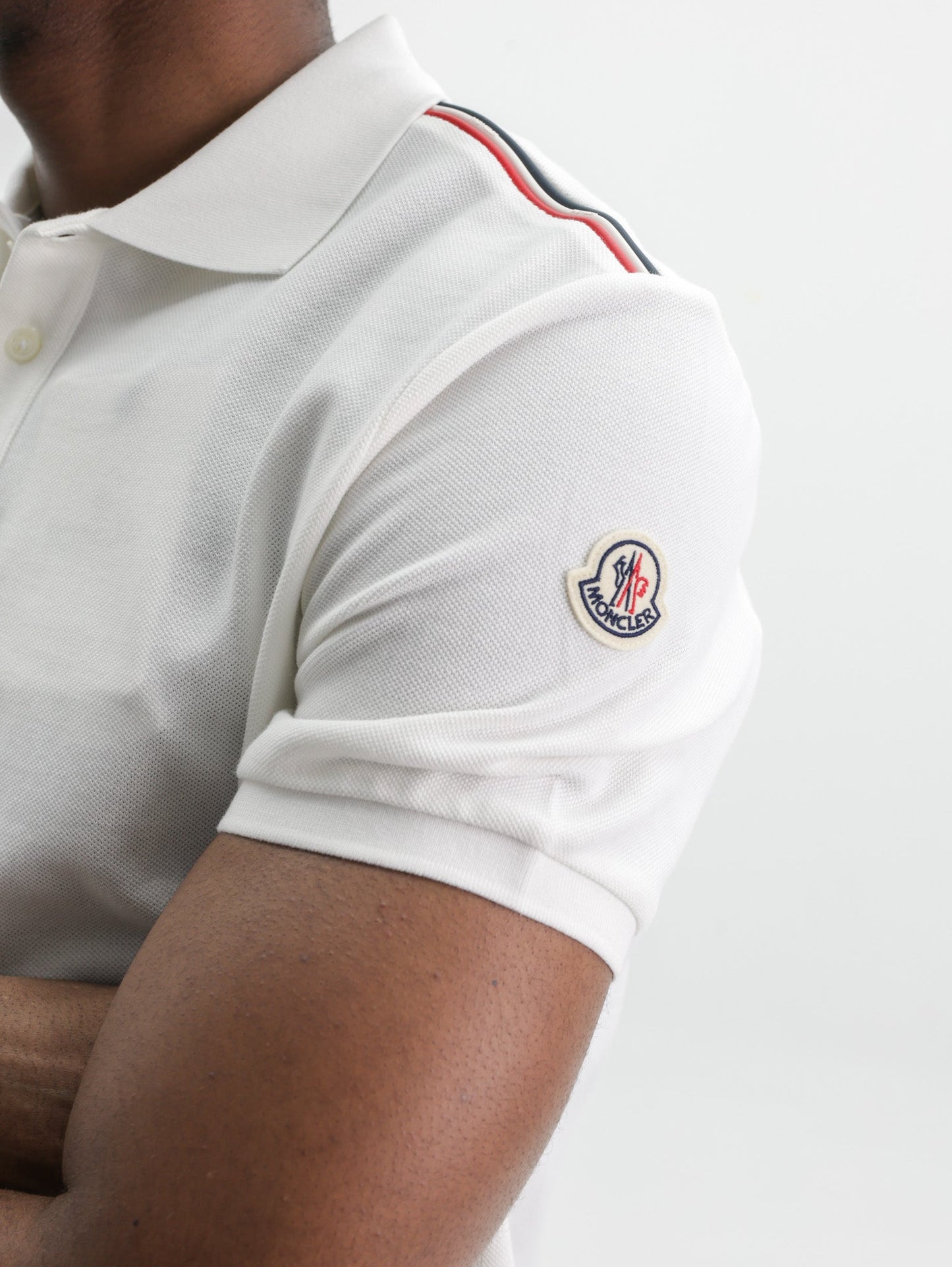 Moncler Golfer SS White