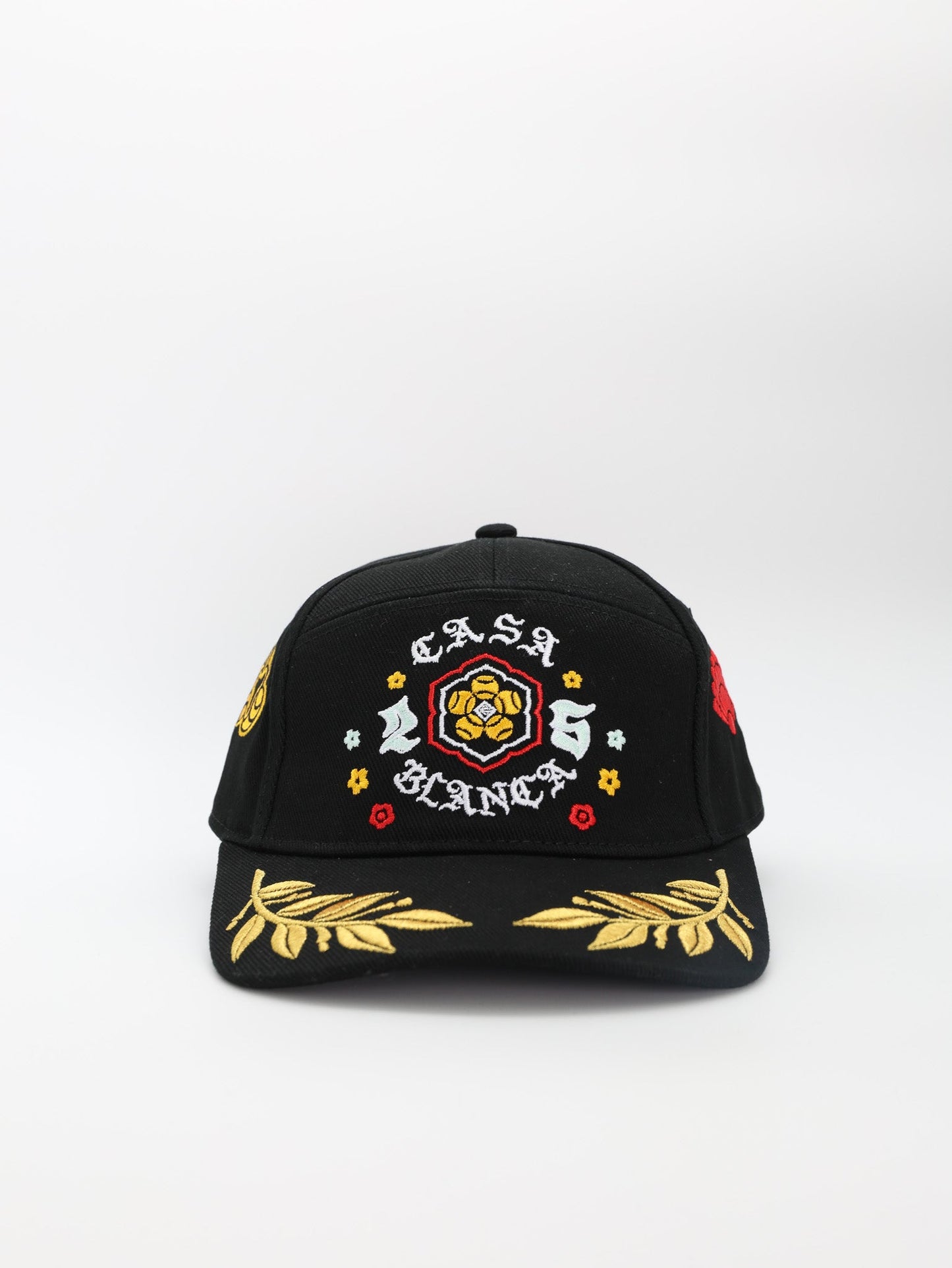 Casablanca Cap Bosozuku Laurel Embroidered Black