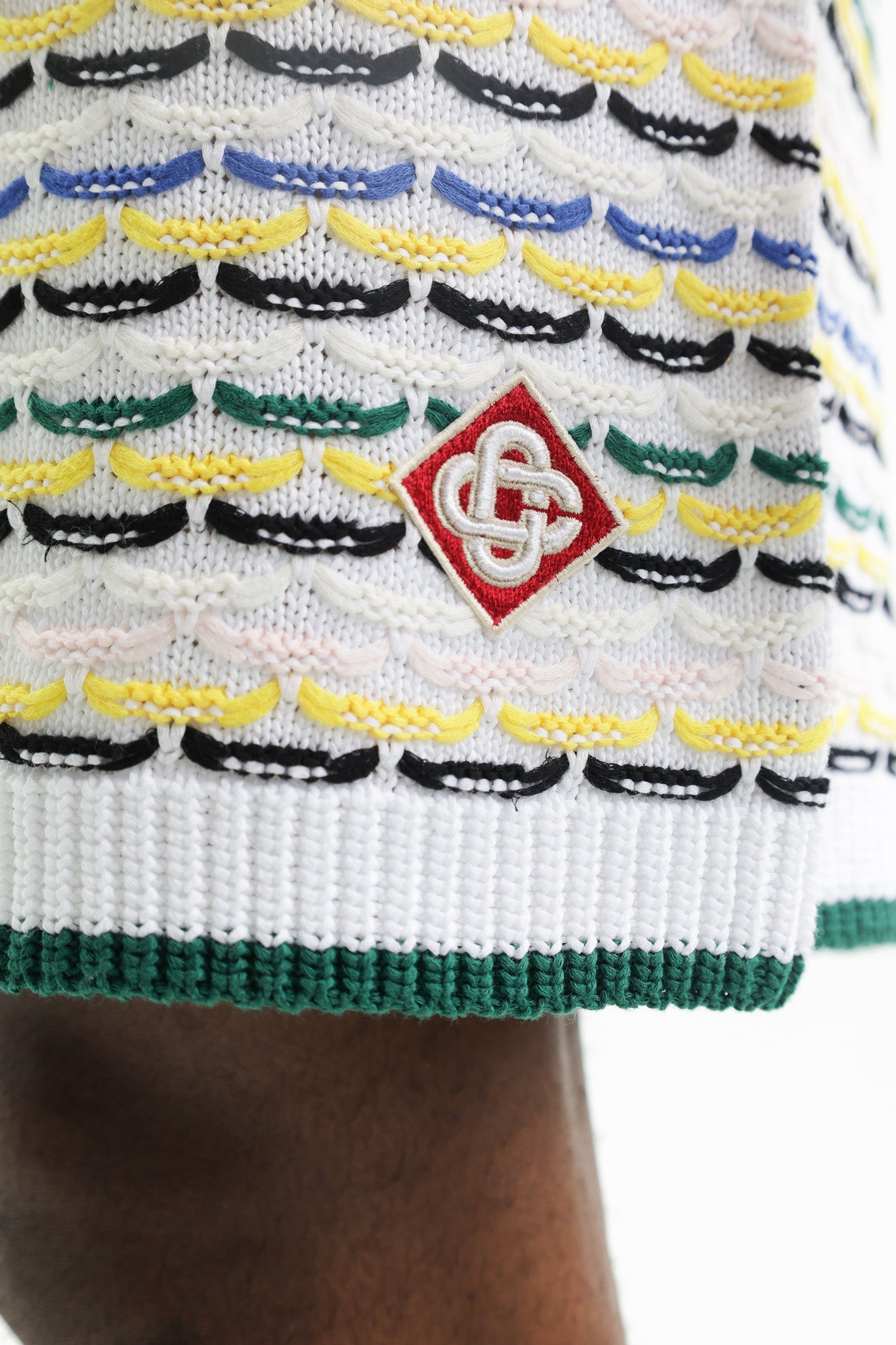 Casablanca Tuck Stitch Shorts Multi