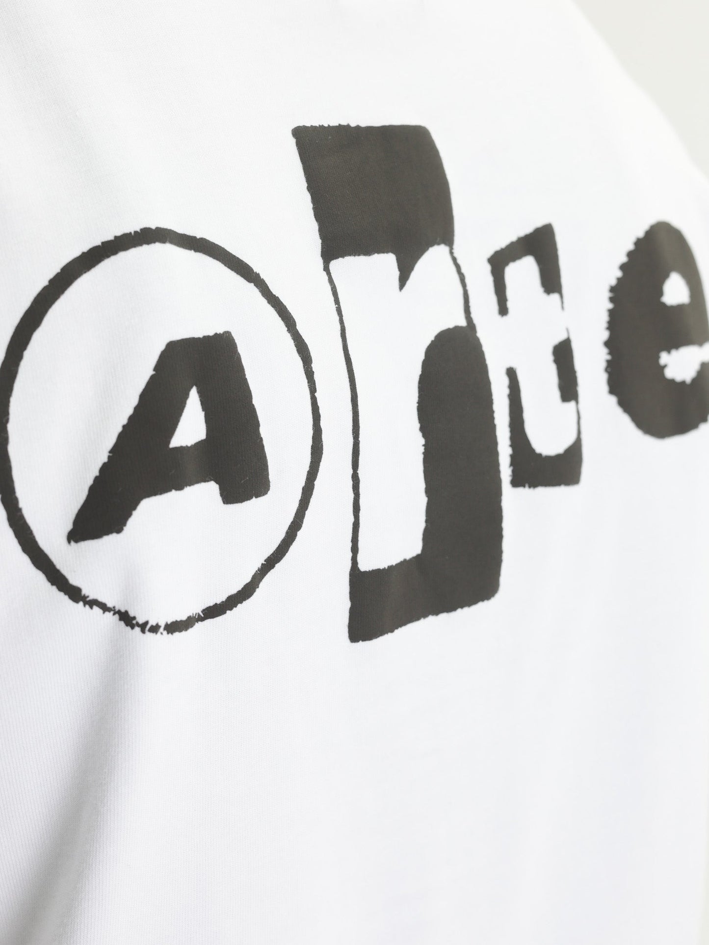 Arte T-Shirt Back Poster Plain White