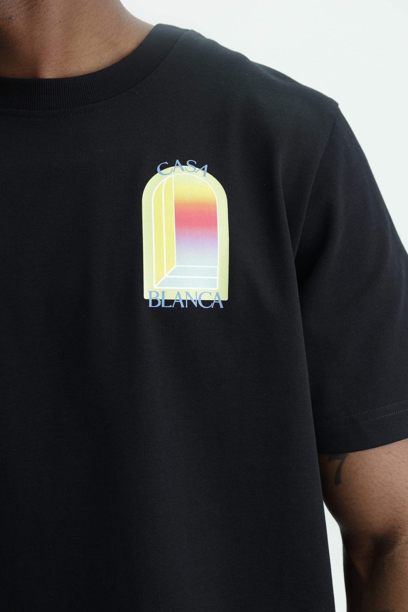 Casablanca L'arche Classic T-Shirt Black