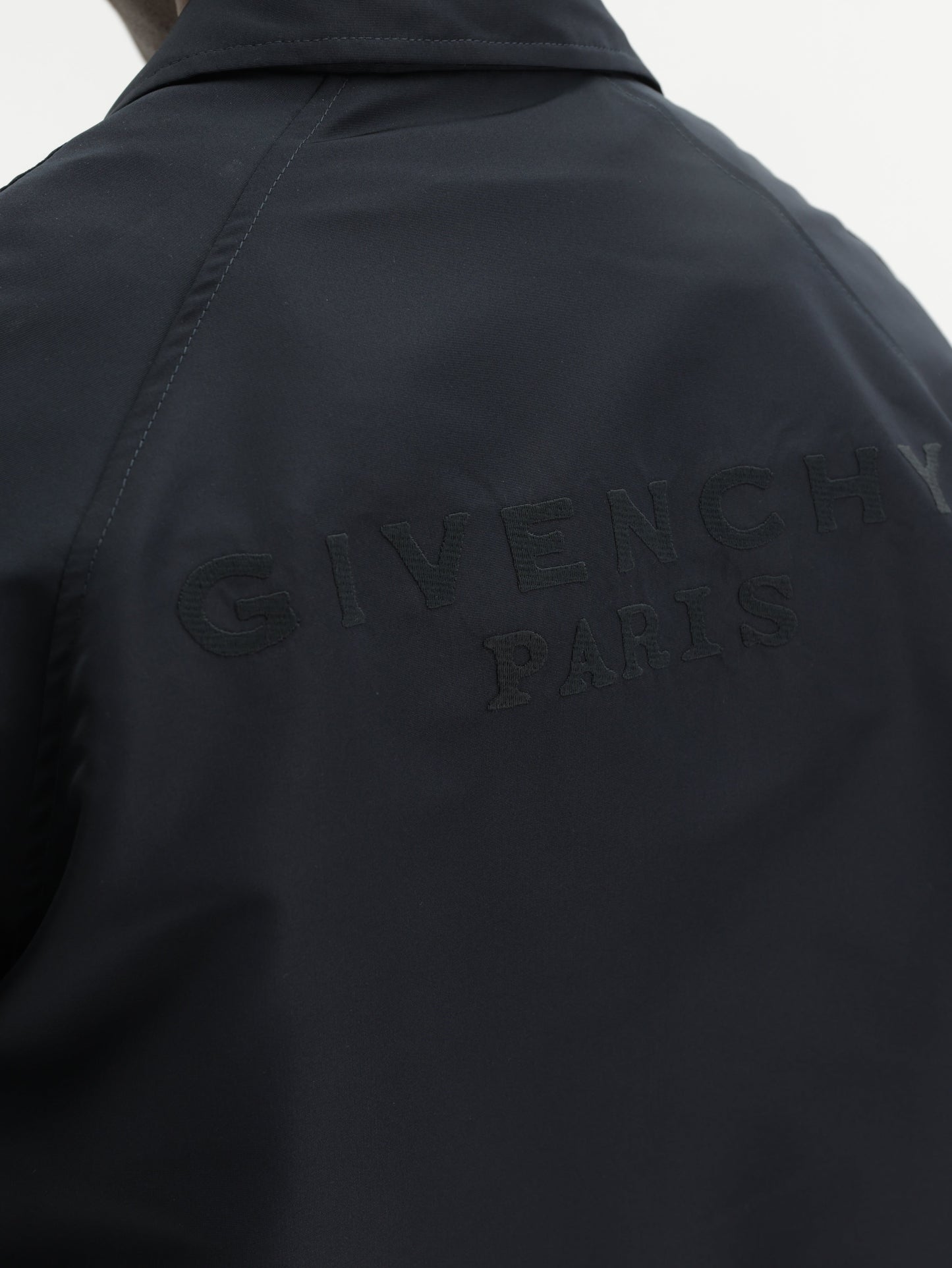 Givenchy Jacket Drawstring Hem Dark Navy