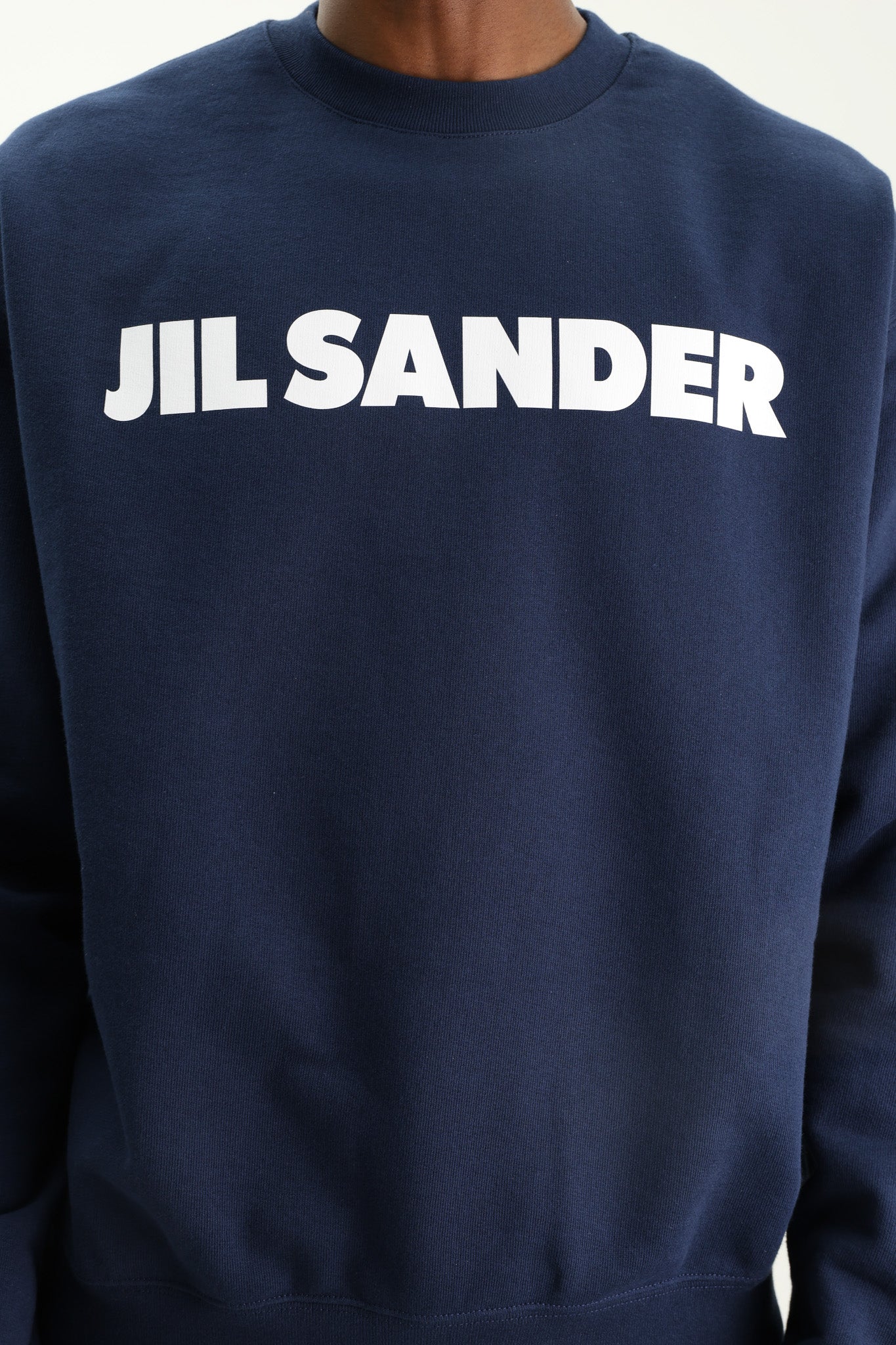 Jil Sander Sweater Bold Logo Blue