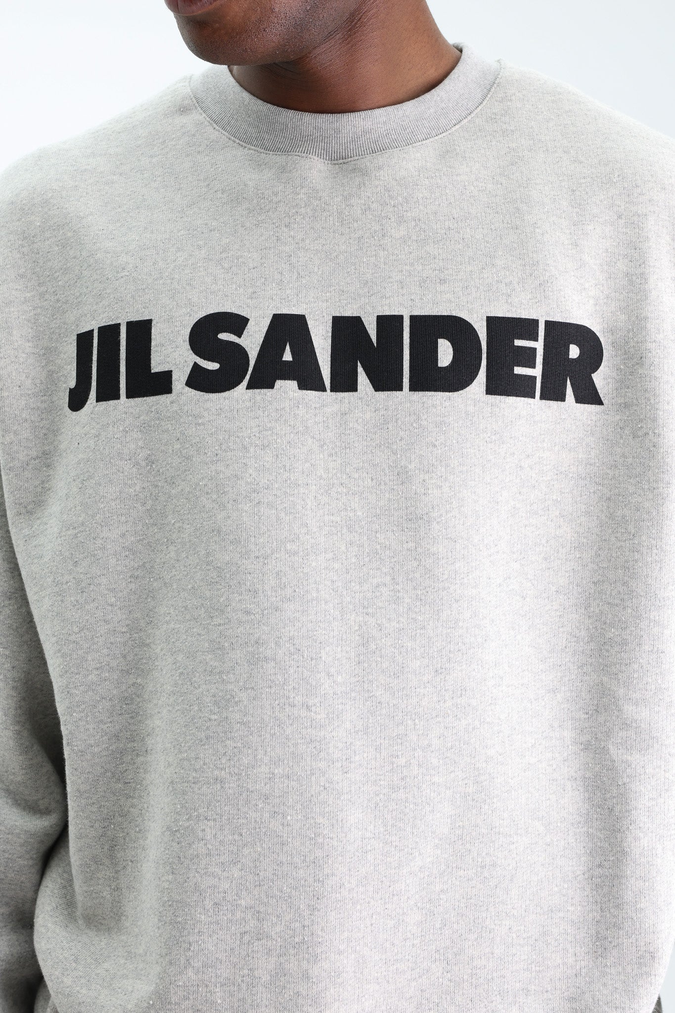 Jil Sander Sweater Bold Logo Grey