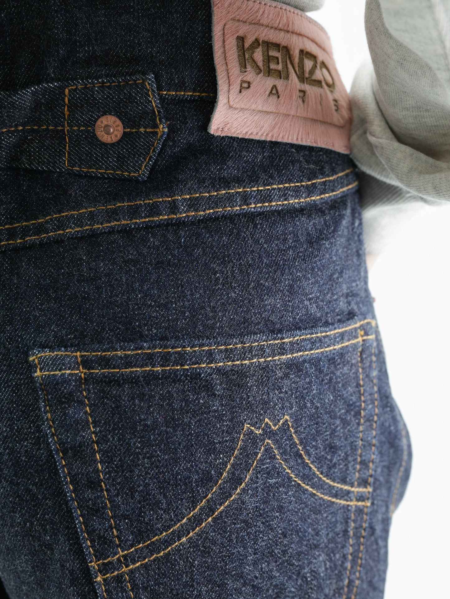 Kenzo Denim Shorts Woven Dark Wash