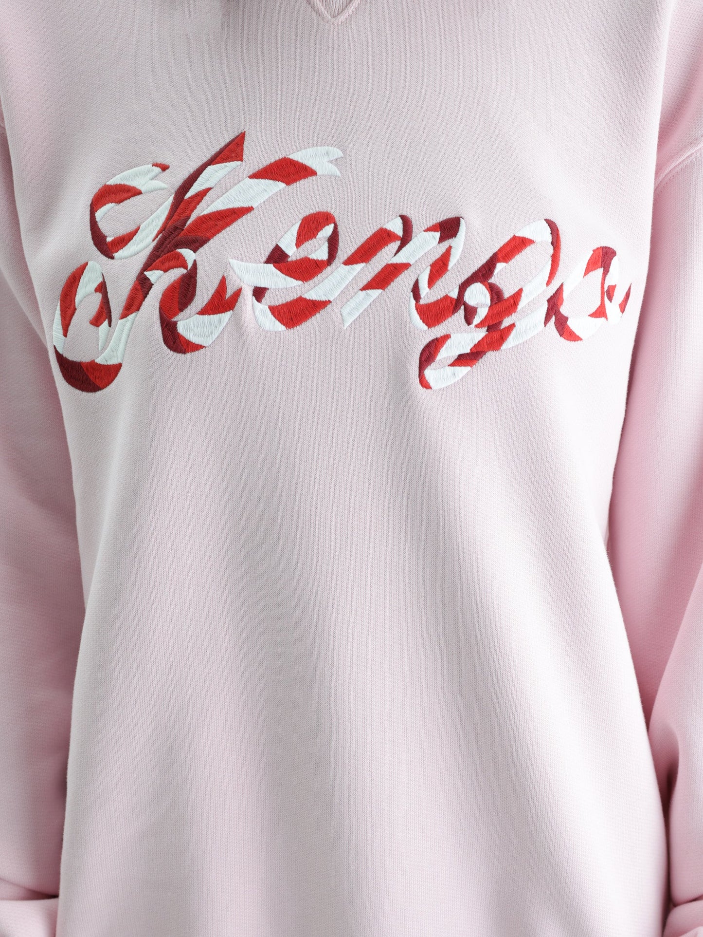 Kenzo Sweatshirt Knitted Cotton Pullover Pink