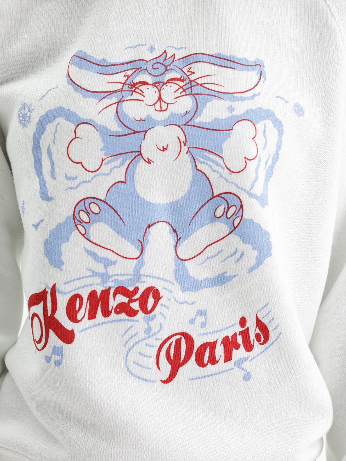Kenzo Sweatshirt Knitted Cotton Off White