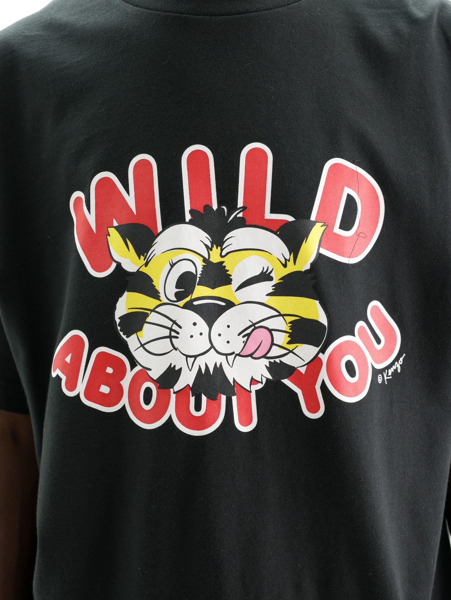 Kenzo T-Shirt Wild Tiger Black