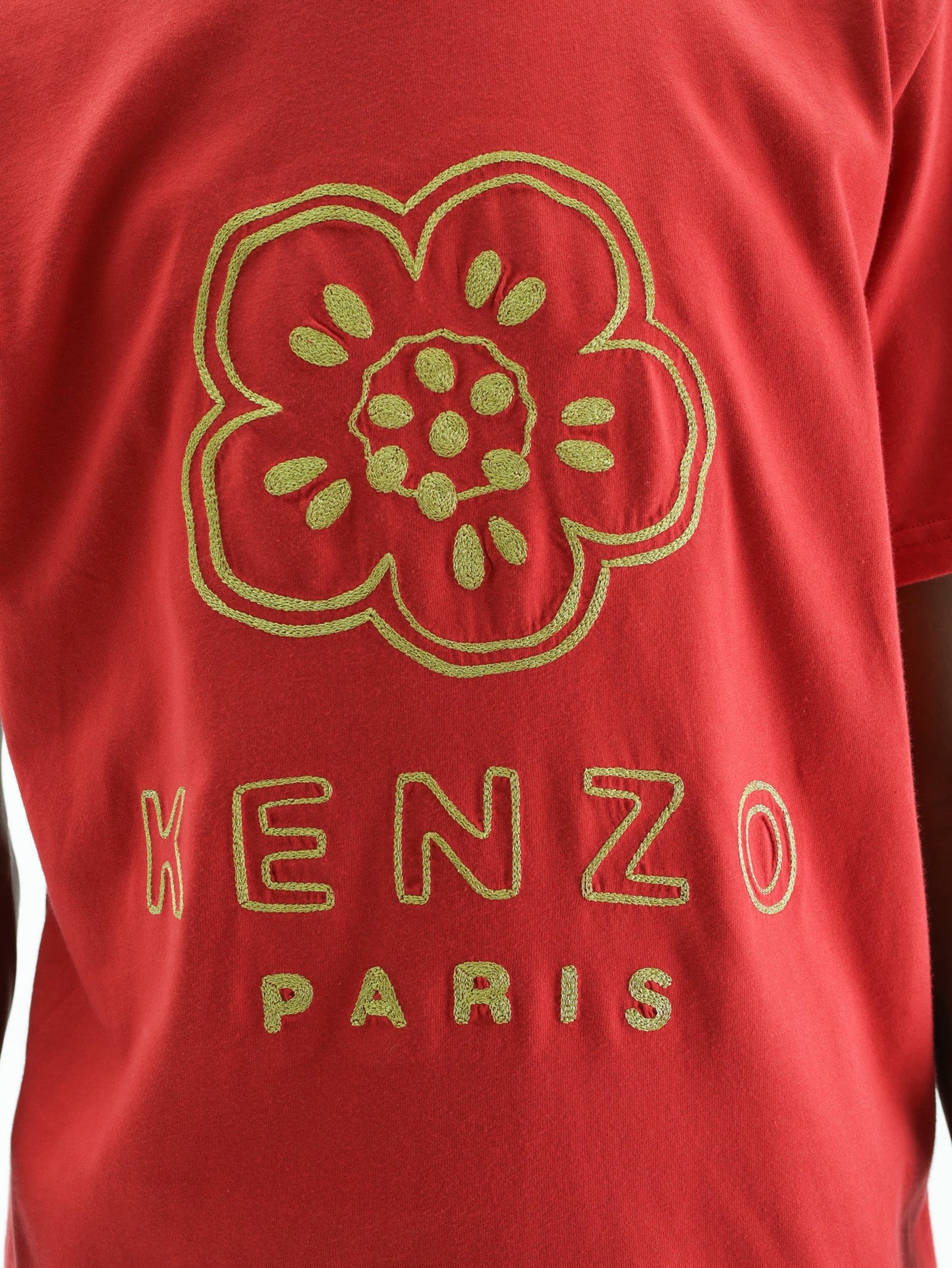 Kenzo T-Shirt Boke Flower Slim Cherry