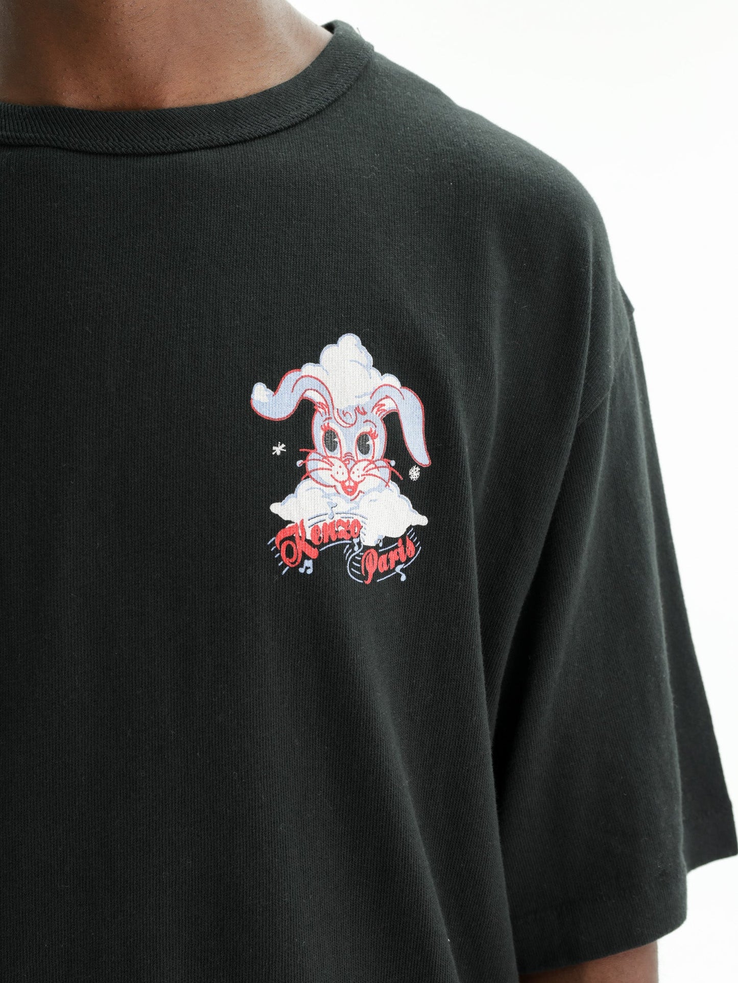 Kenzo T-Shirt Winter Holidays Oversized Black