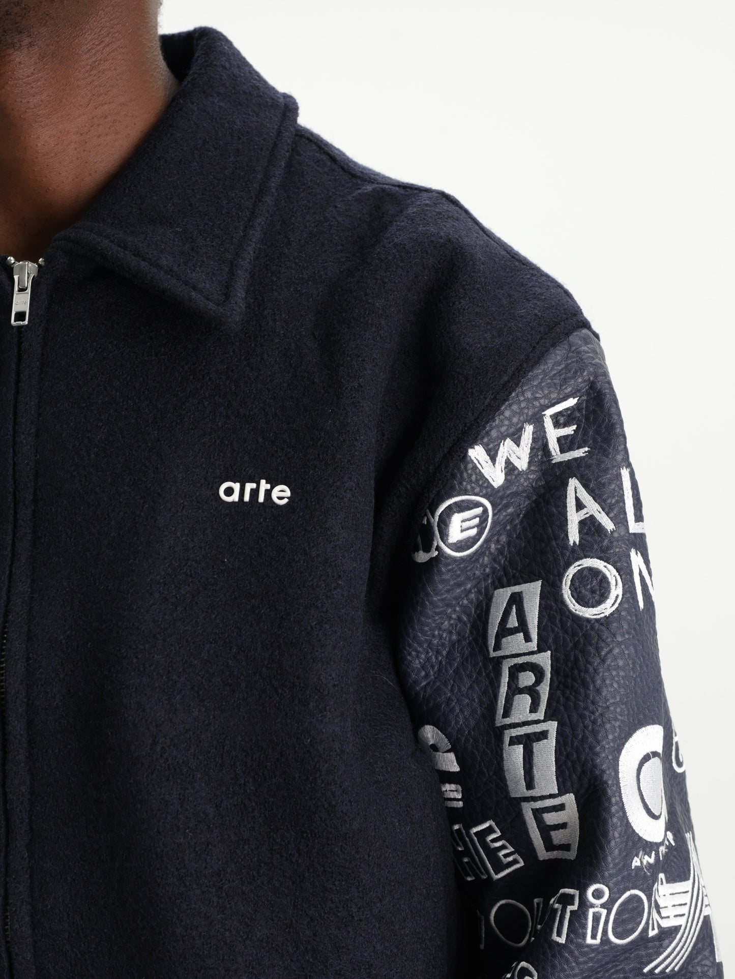 Arte Art Saves College Jacket Navy