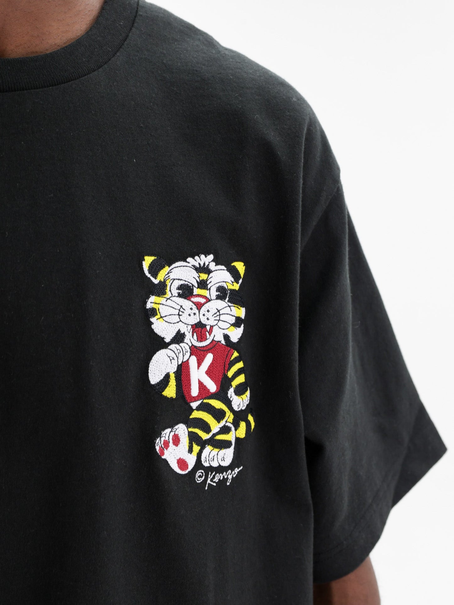 Kenzo T-Shirt Wild Tiger Oversized Black