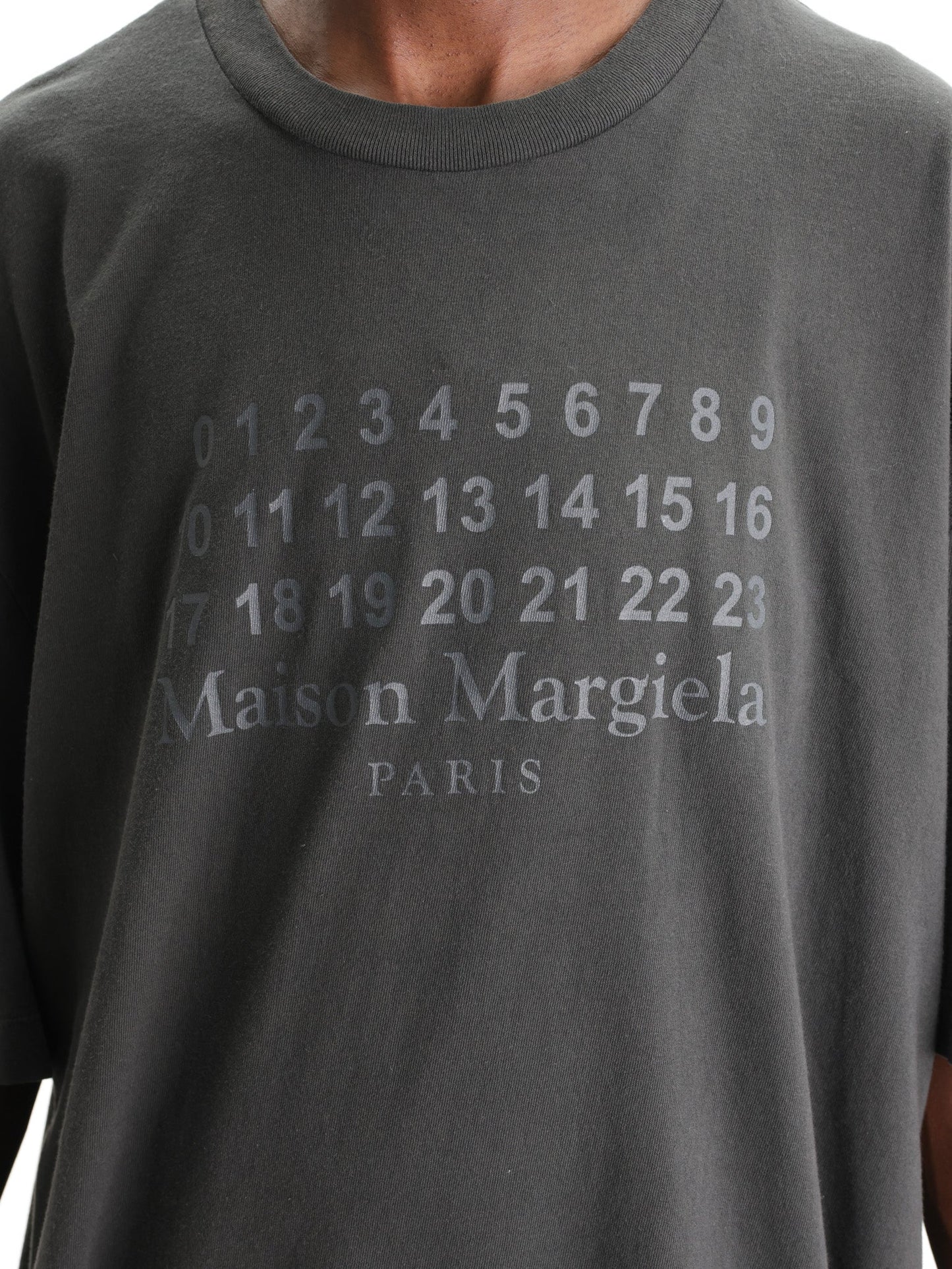 Maison Margiela Numerical Logo T-Shirt Washed Black