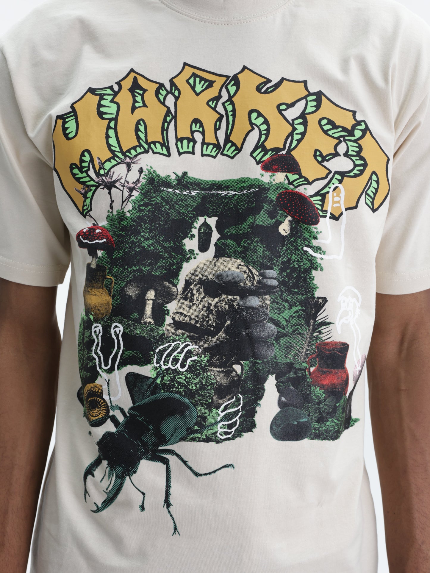 Market T-Shirt Grotto Logo Ecru