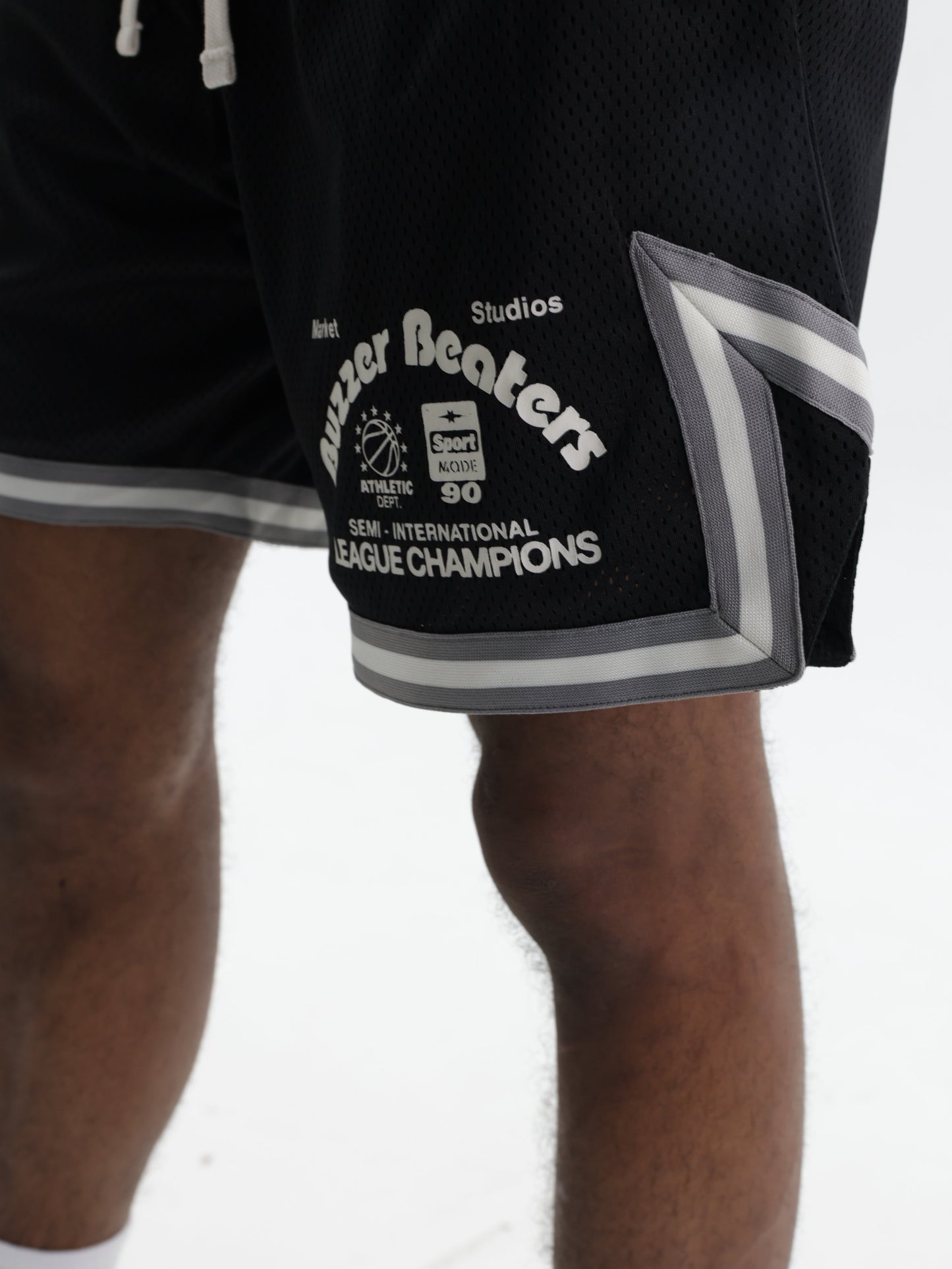 Market Shorts Buzzer Beaters Game Black