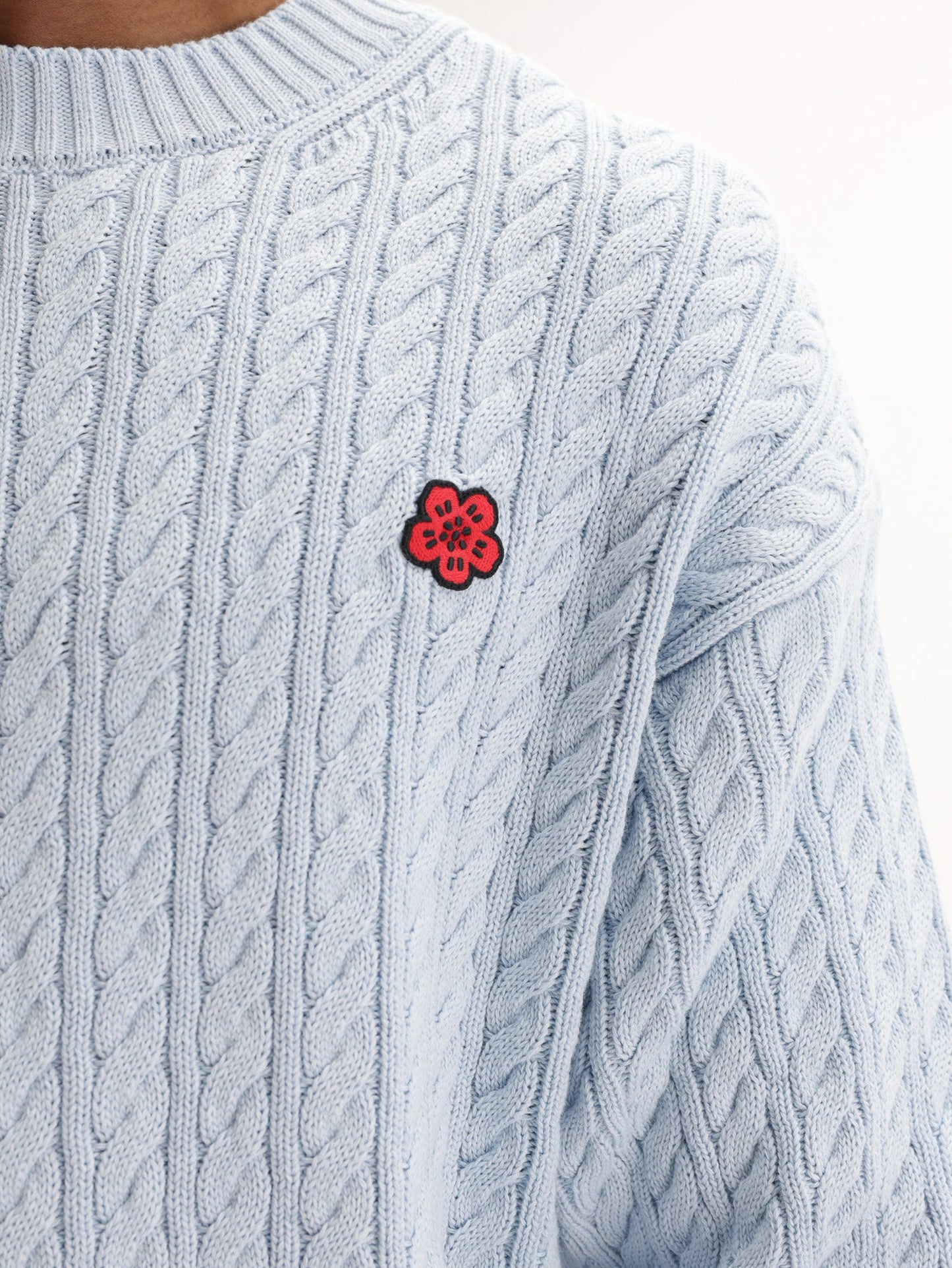 Kenzo Jumper Boke Flower Knit Glacier