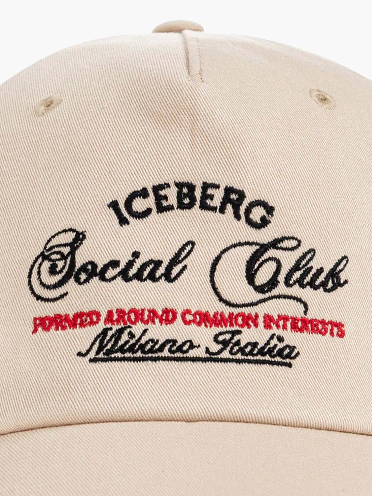 Iceberg Cap Ib Embroided Black