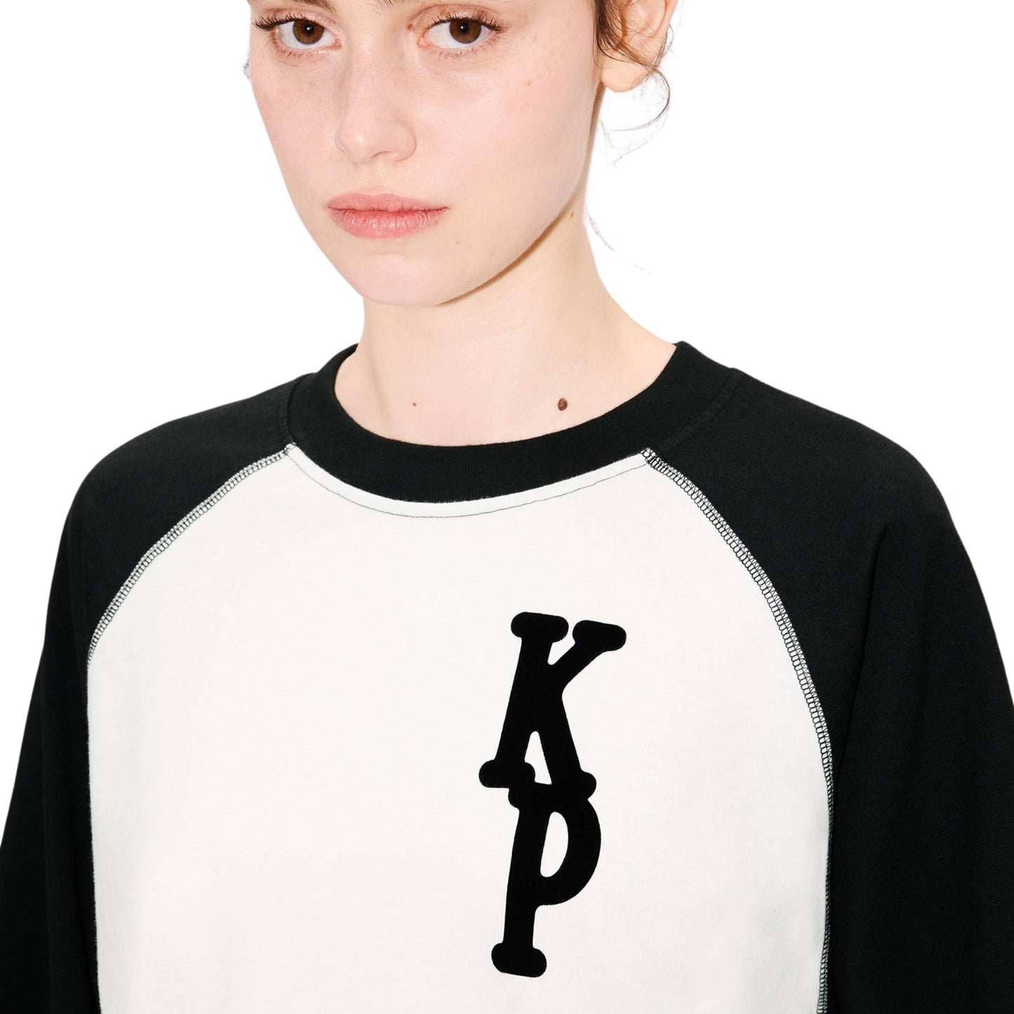 Kenzo T-Shirt Varsity White-Black