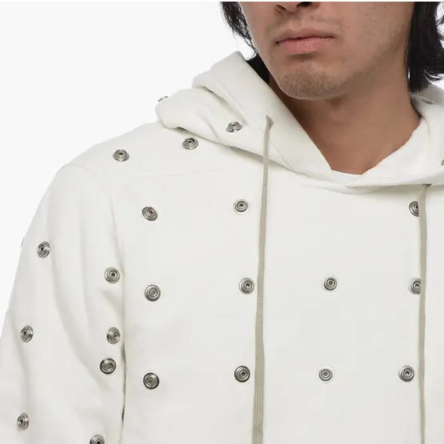 Rick Owens Sweater Meal Stud Pearl