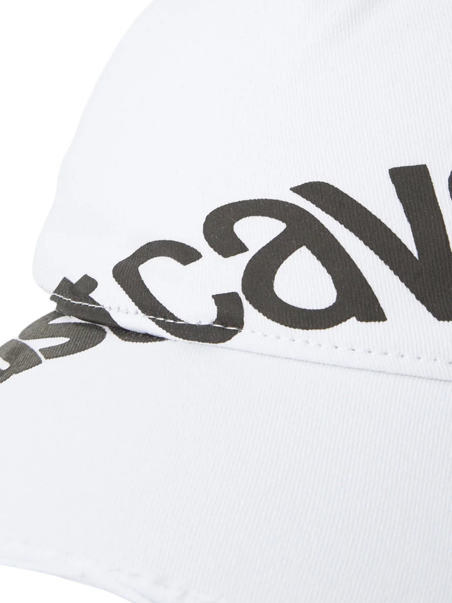 Just Cavalli Cap Baseball Logo Rubber Up White