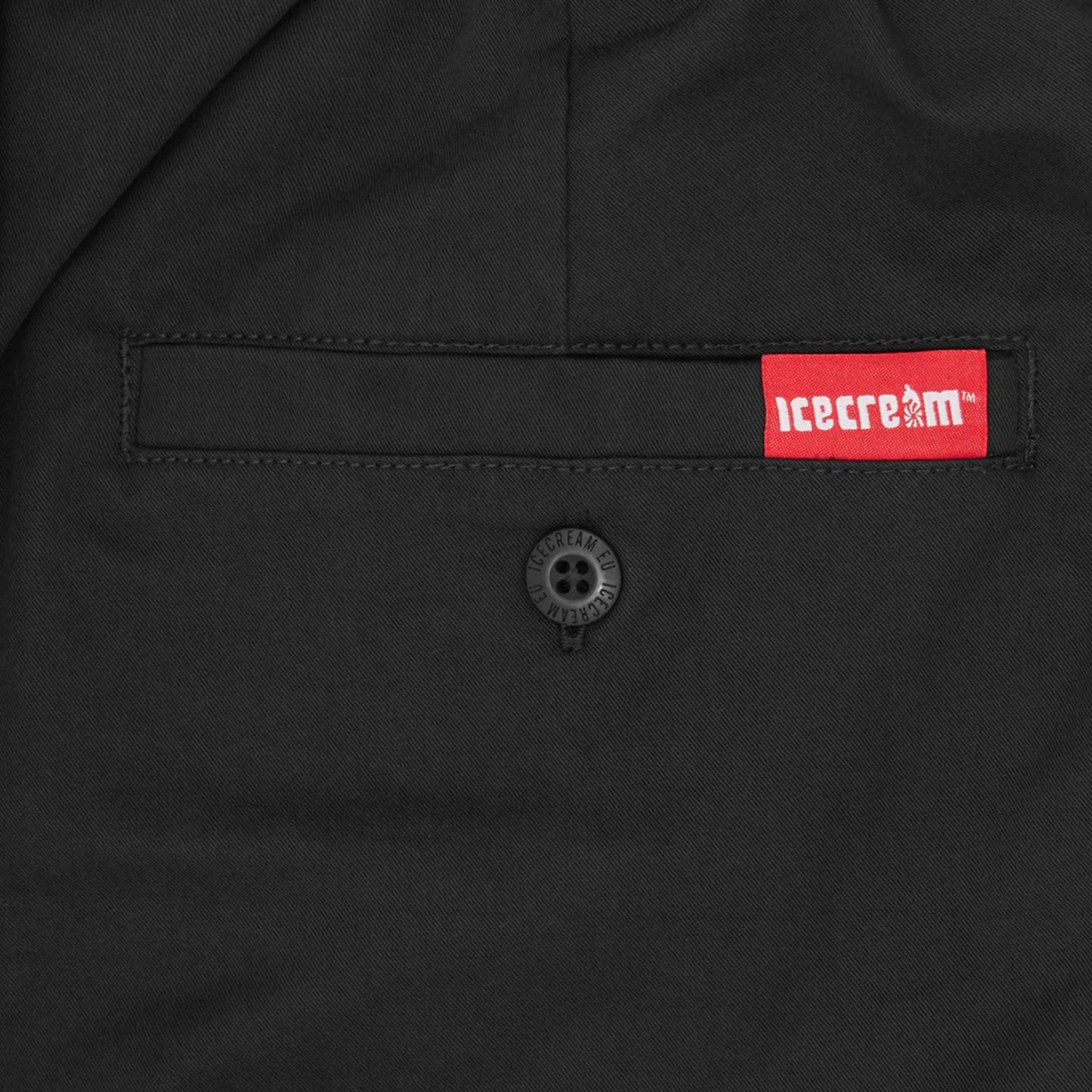 Icecream Shorts Canvas Skate Black