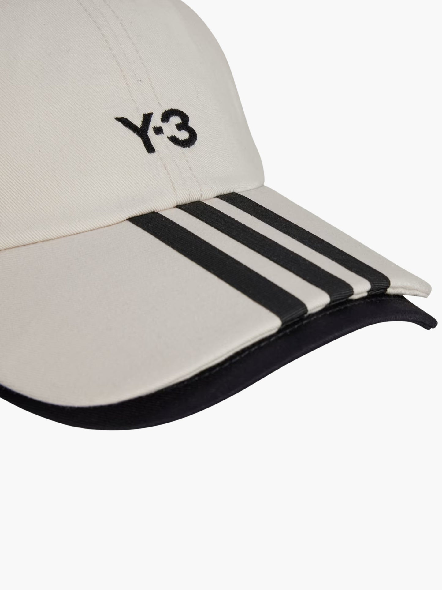 Y-3 Cap 3 Stripes Talc