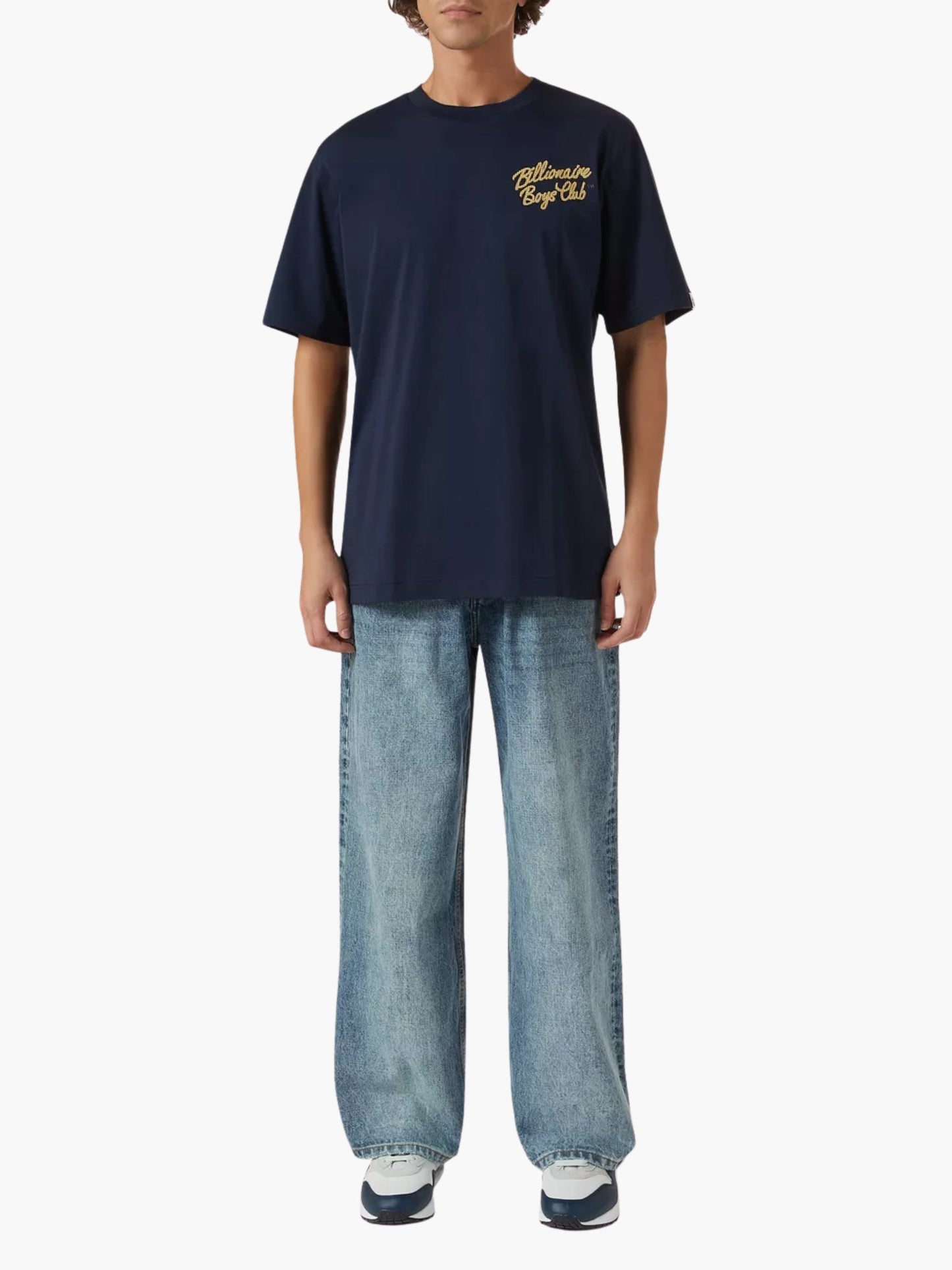 Billionaire Boys Club Script Logo T-Shirt Navy