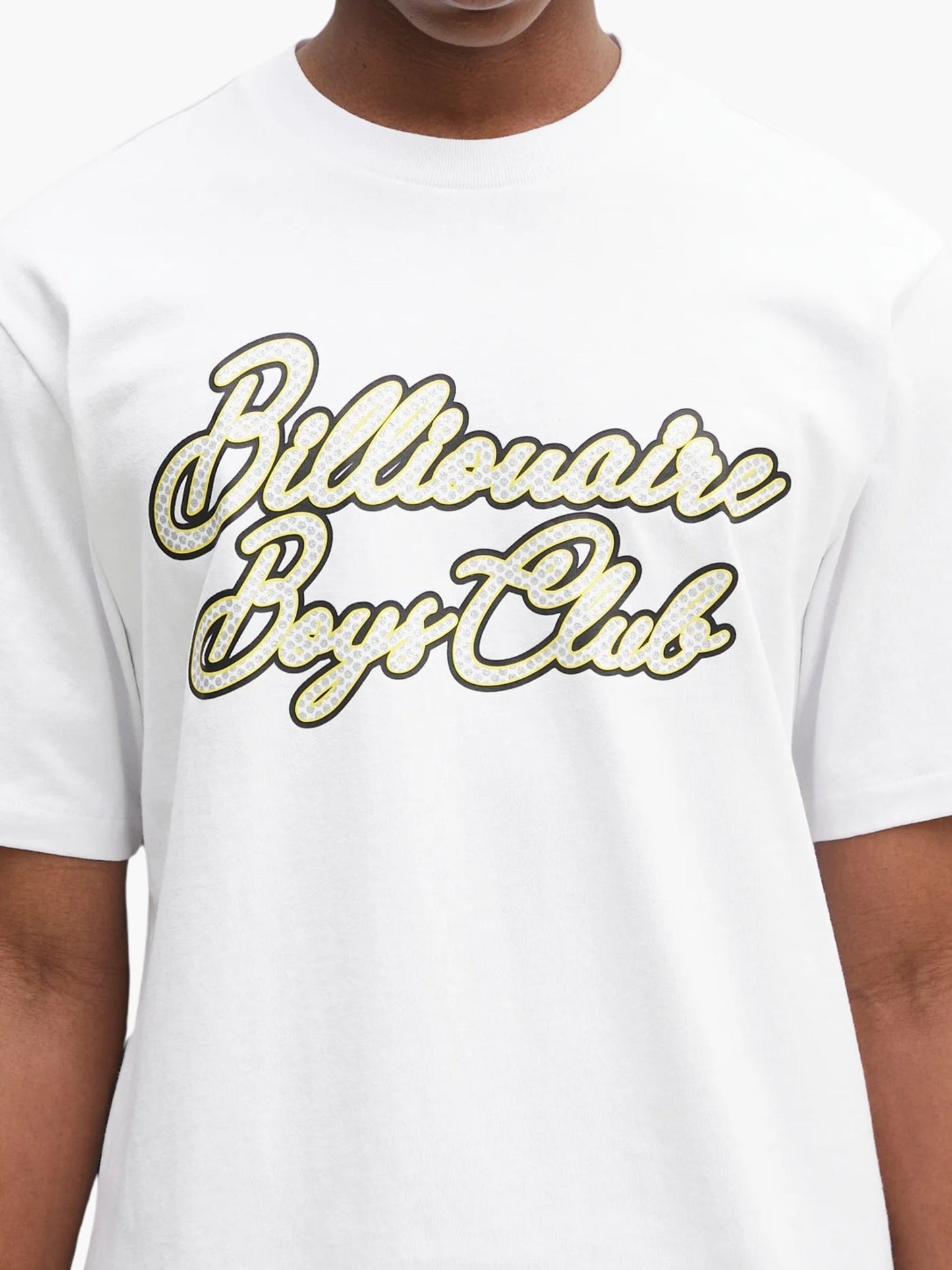 Billionaire Boys Club Diamond Script Logo T-shirt White