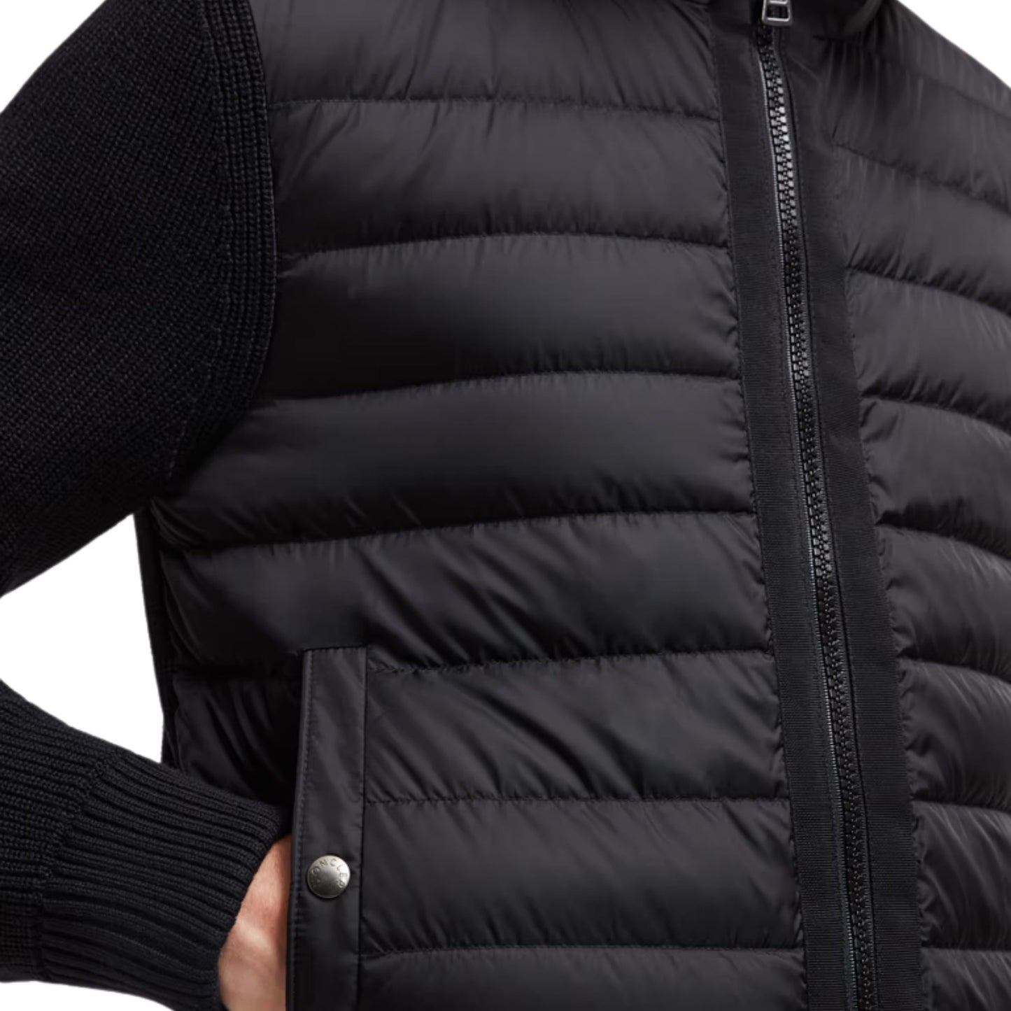 Moncler Jacket Logo Black