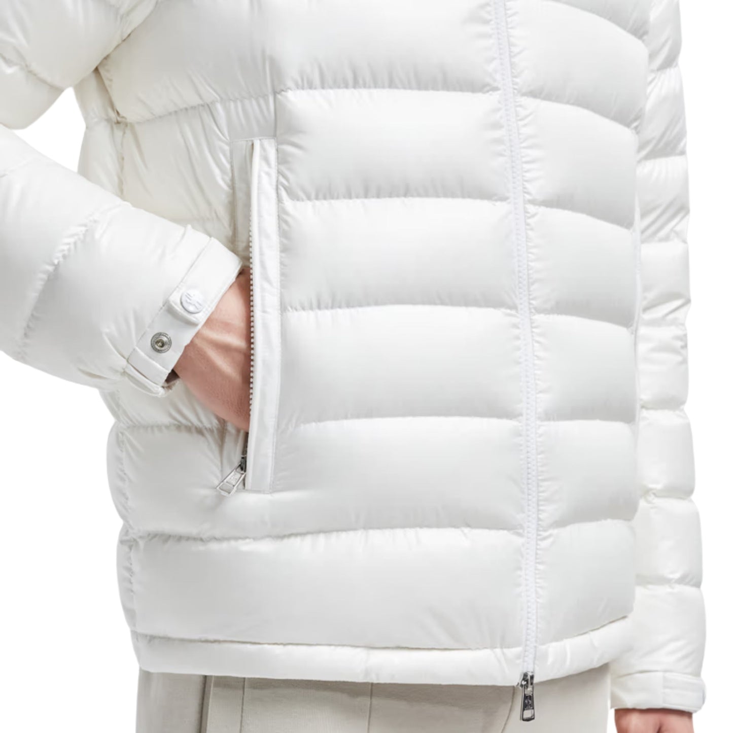 Moncler Jacket Besines Puffer White