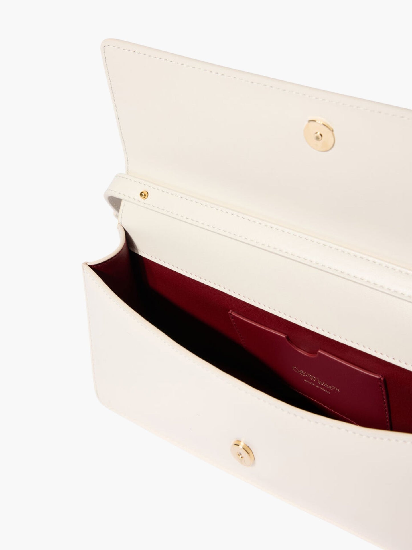 Off-White Bag Gold Arrow Strap White