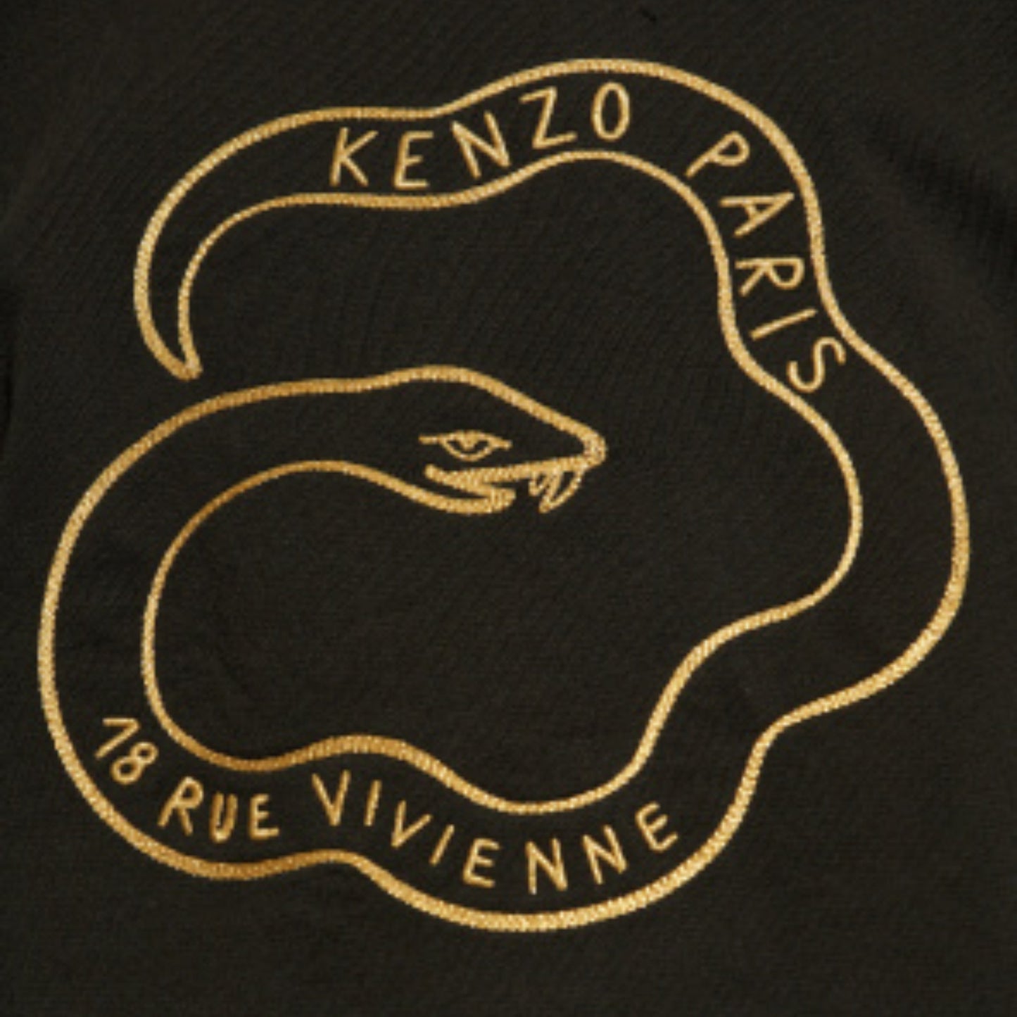 Kenzo Sweater Centre Snake Black