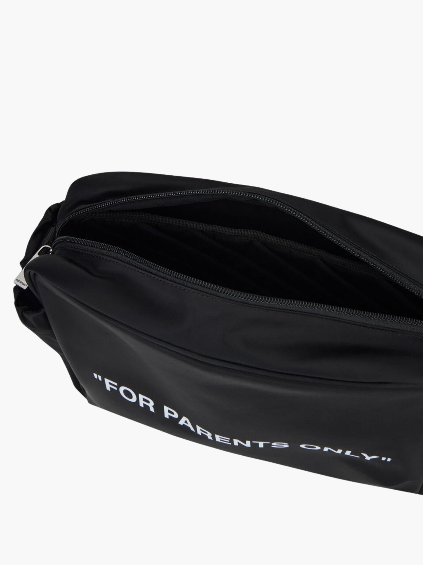 Off-White Bag White Print Parents Black