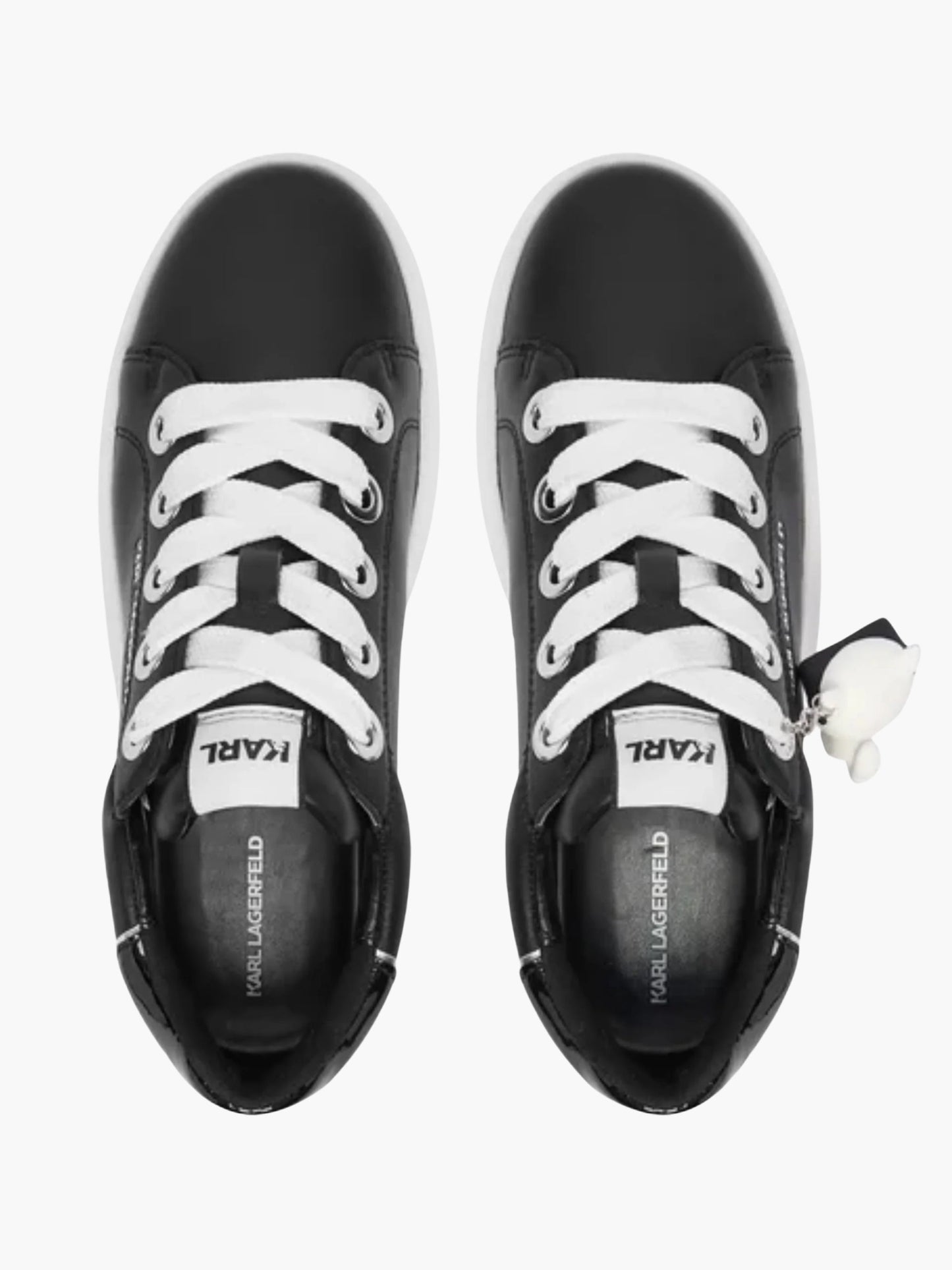 Karl Lagerfeld Sneaker KLL302 Jewellery Kapri Key Ring Choupette Black Lthr