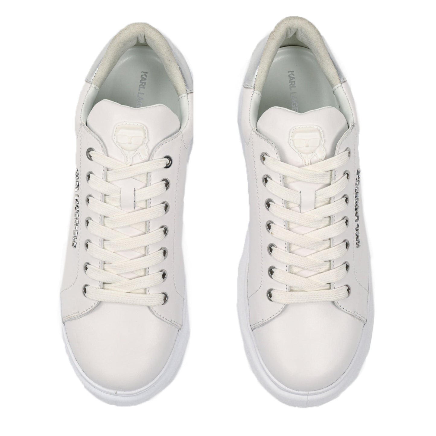 Karl Lagerfeld Sneaker Kapri Kite Lace White-Silver