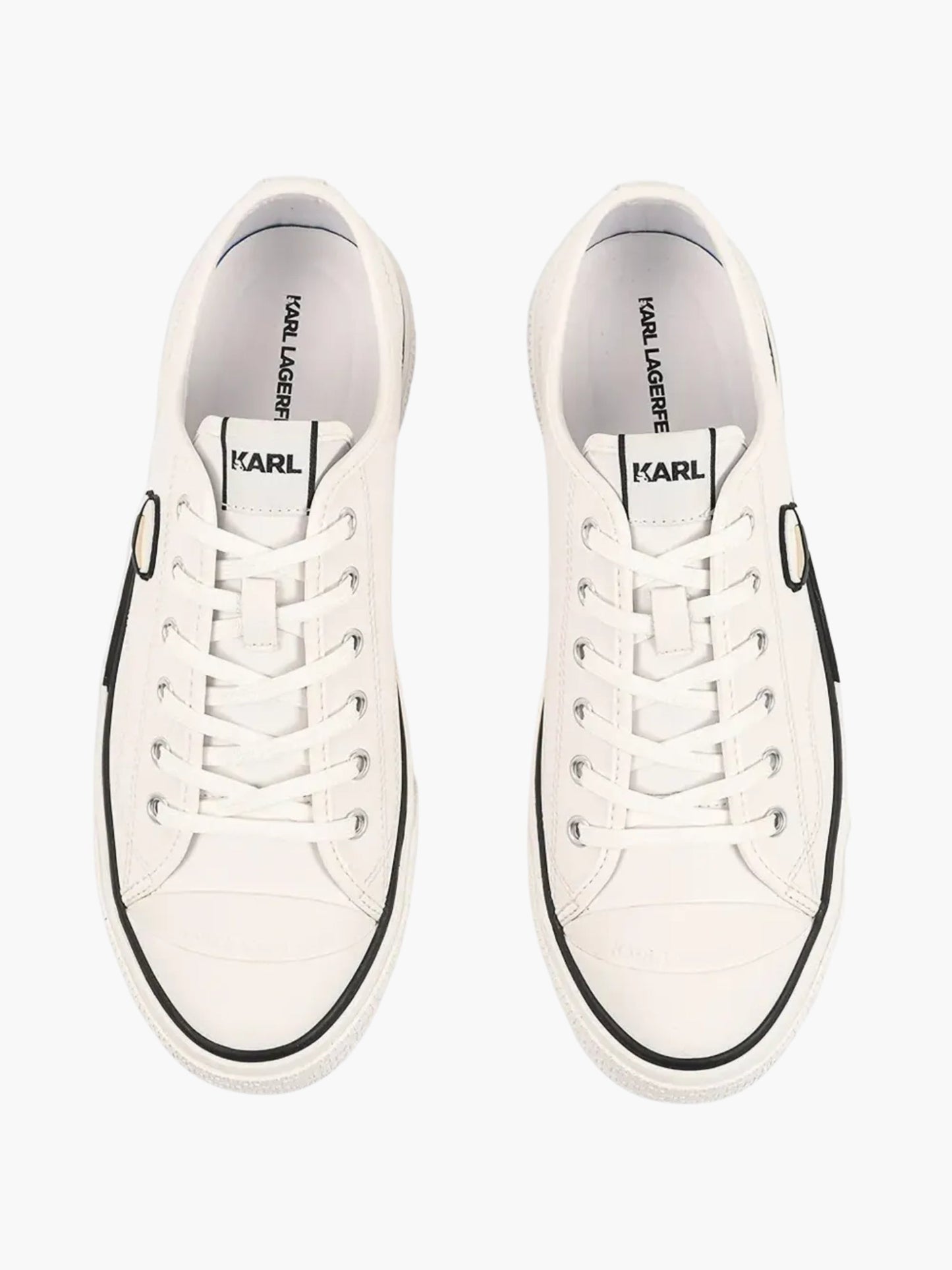 Karl Lagerfeld Sneaker KL586 Kampus Max Iii Nft Relief Lo Lace White Lthr