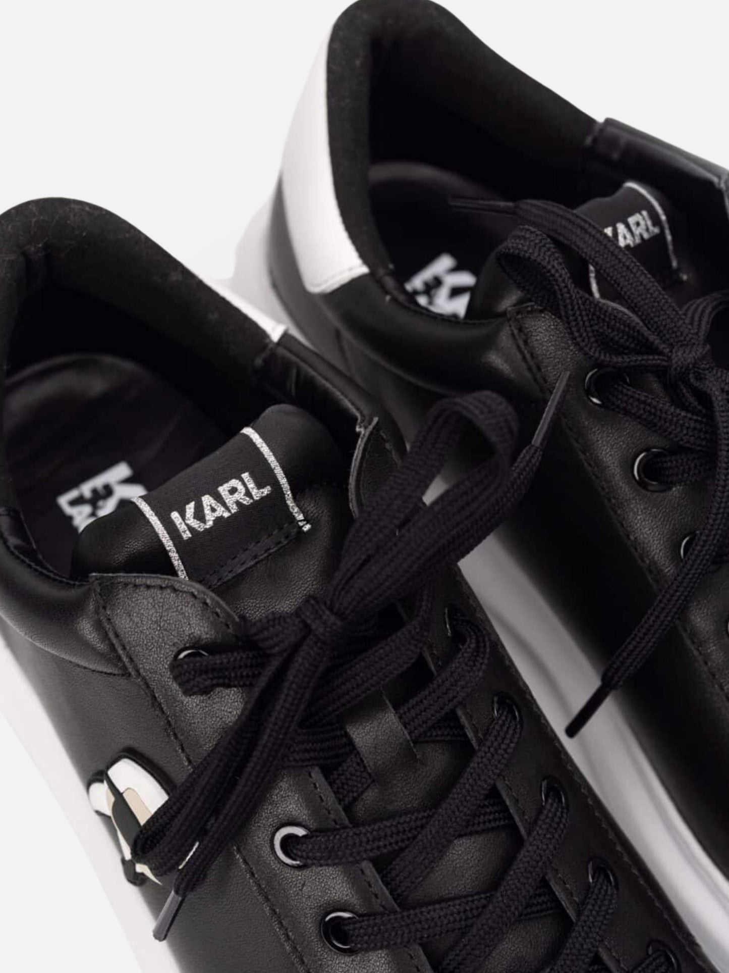 Karl Lagerfeld Kl470 Sneaker Kapri Mens Karl Nft Lo Lace Black Leather