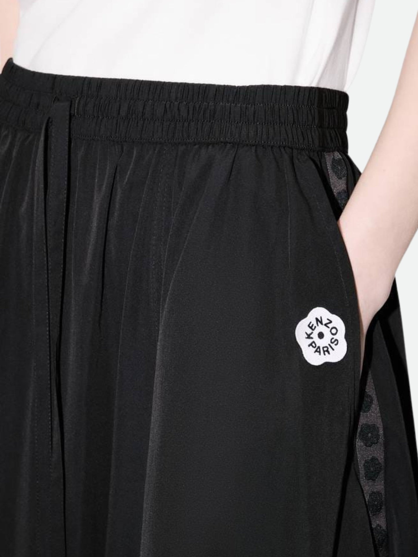 Kenzo Skirt Boke Flower 2.0 Midi Black