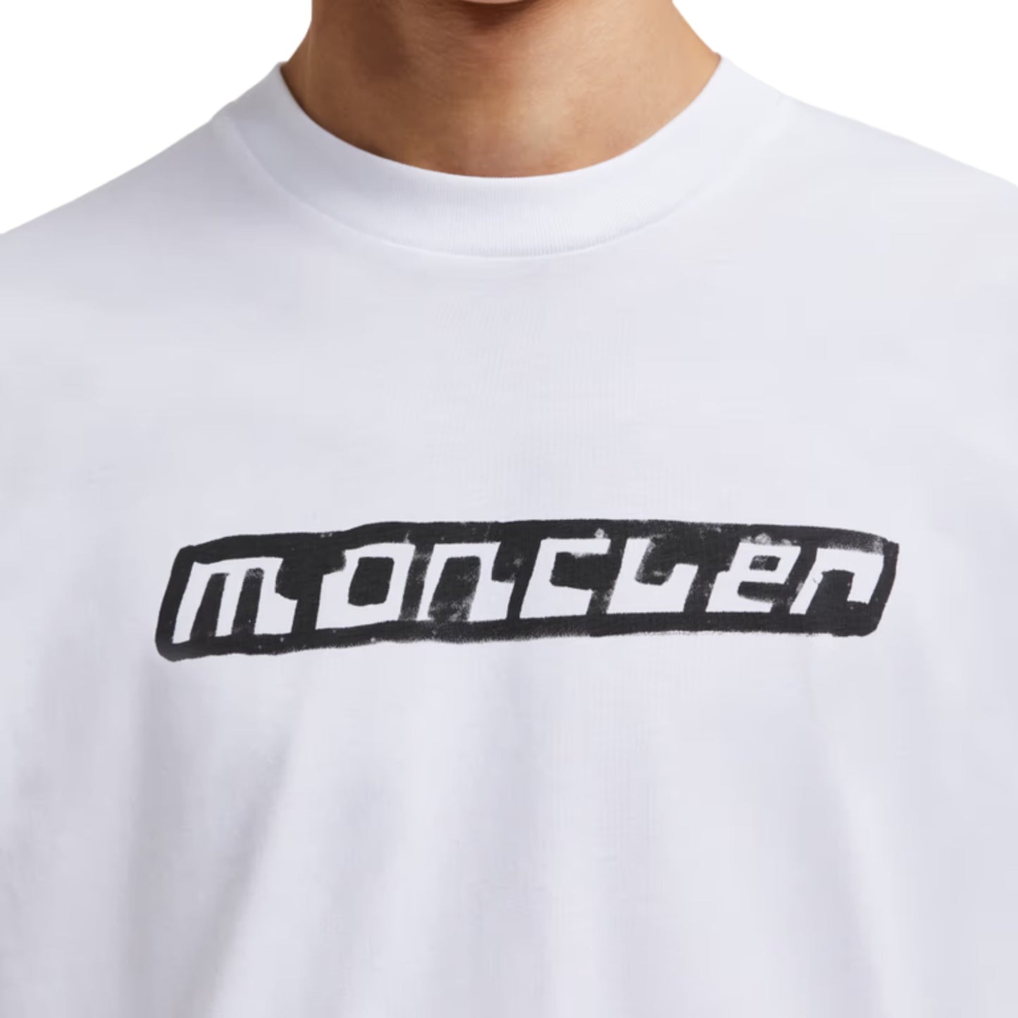 Moncler T-Shirt Logo White