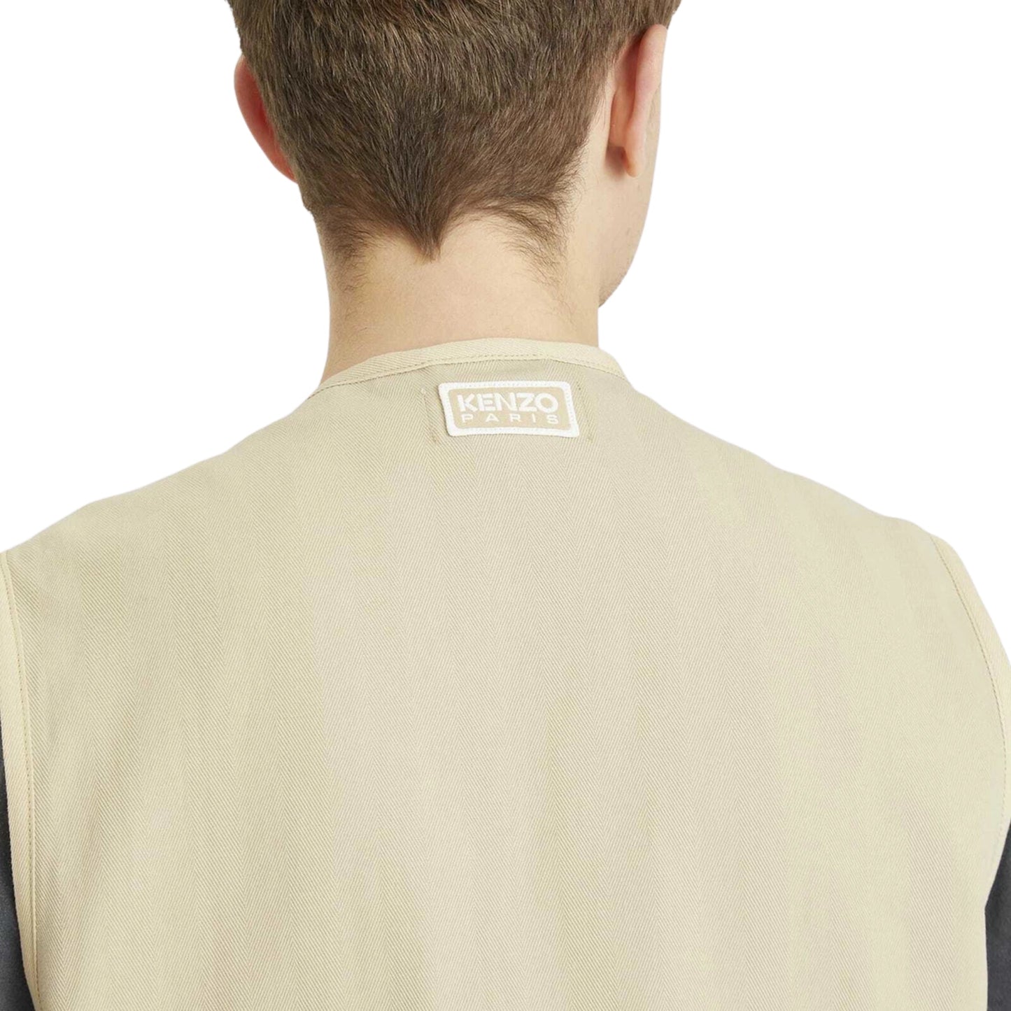 Kenzo Jacket Bomber Sleevless Beige