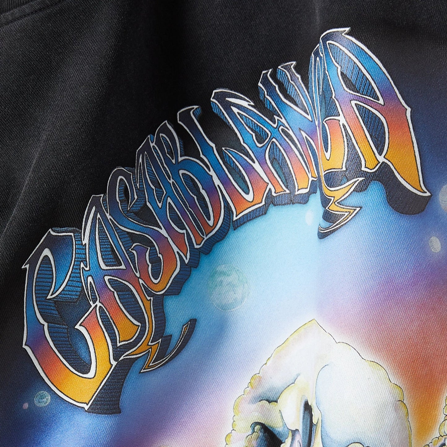 Casablanca T-Shirt Skull Graphic Black