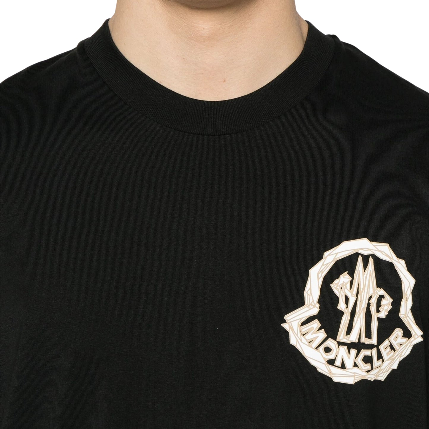 Moncler T-Shirt Logo Black
