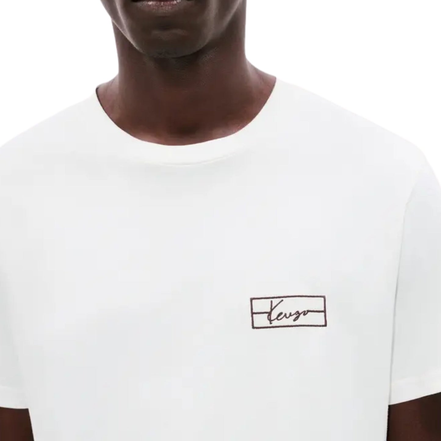 Kenzo T-Shirt Signature Logo White