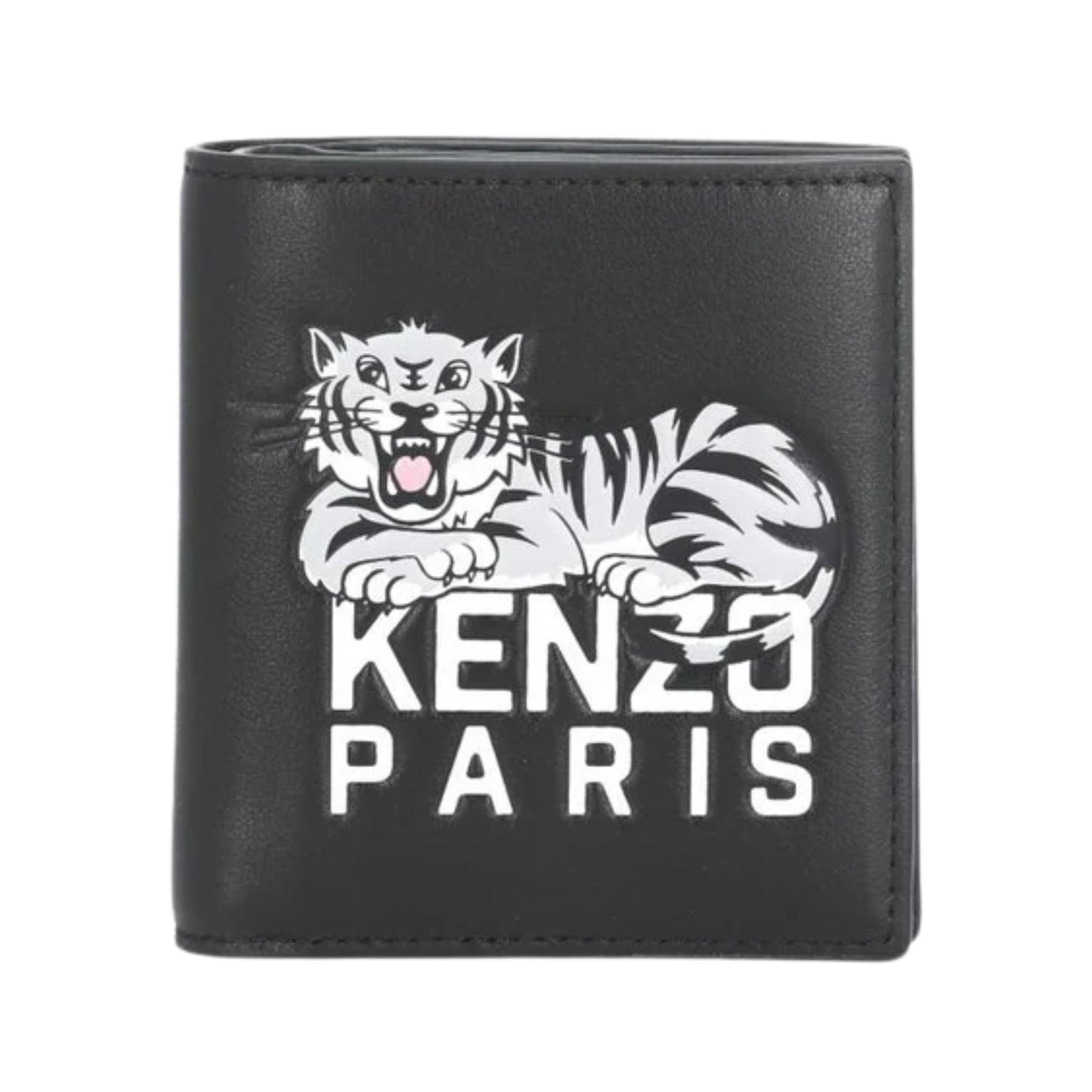 Kenzo Wallet Tiger Logo Black